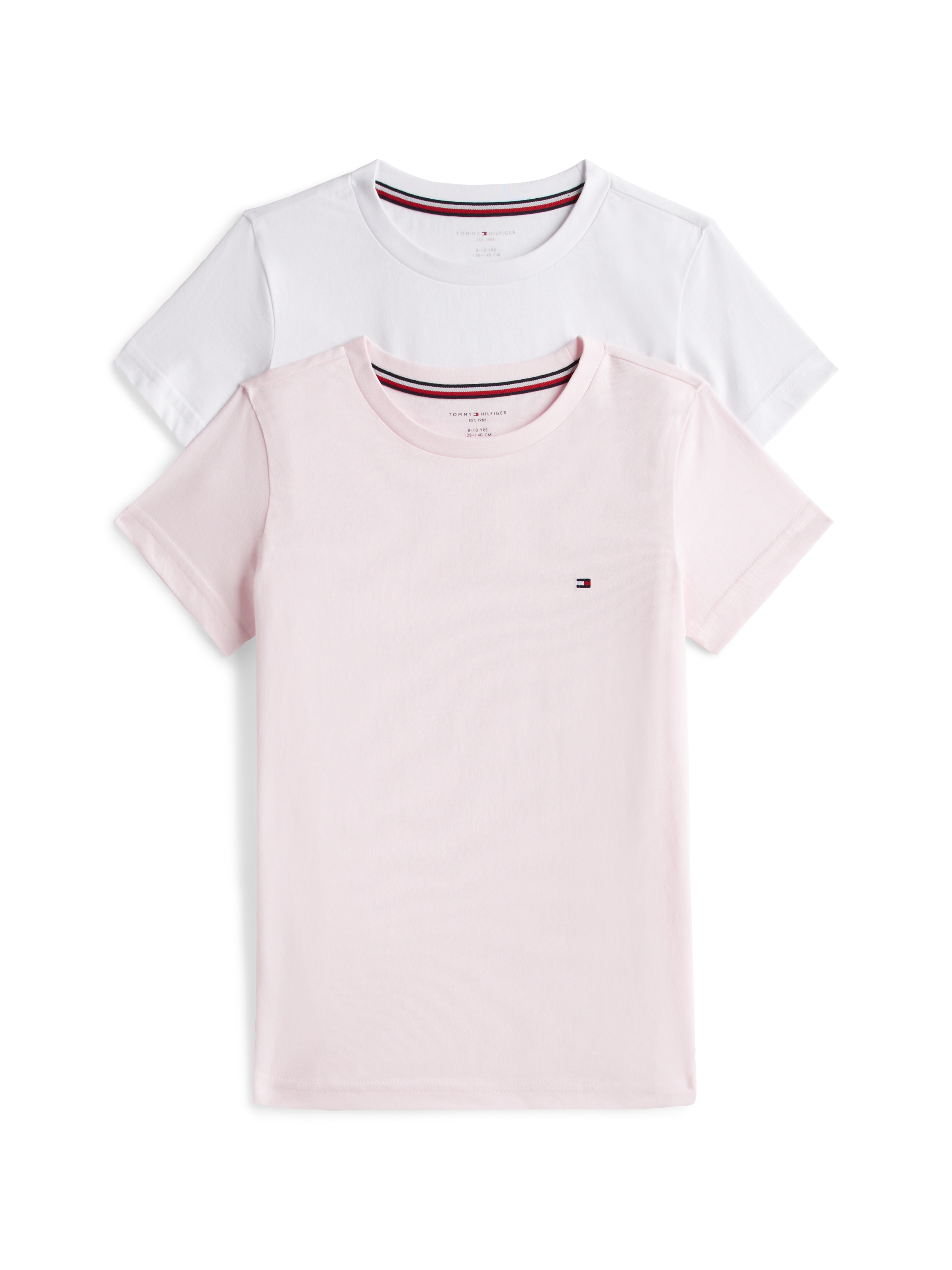 Tommy Hilfiger Underwear T-Shirt »2P CN TEE SS«, (Packung, 2 tlg., 2er-Pack), mit Logostickerei