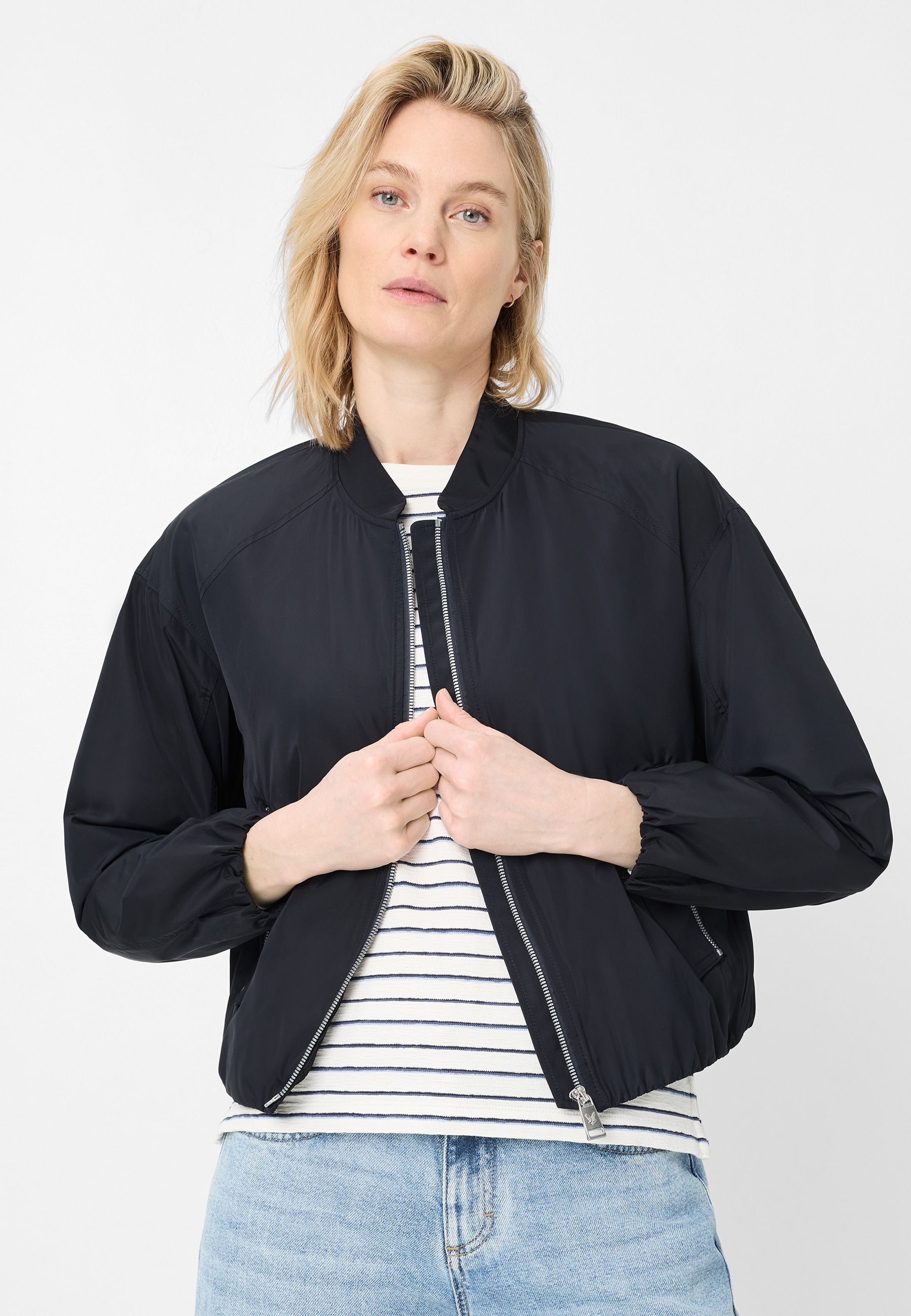 Fuchs Schmitt Blouson Stehkragen, Regular Fit, Rückenfalten