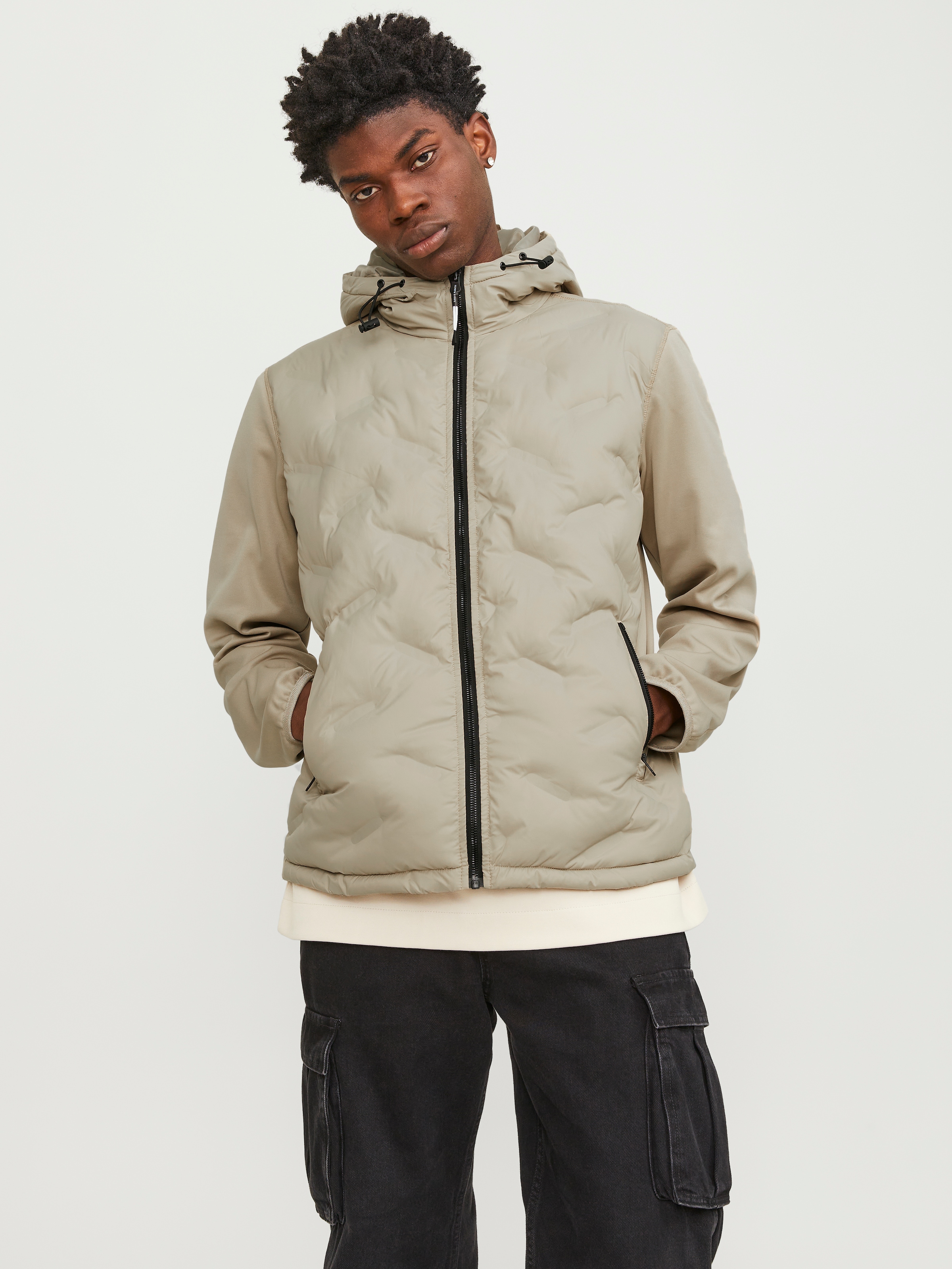 Jack & Jones Hybridjacke »JCOHEAT HYBRID JACKET NOOS« mit Kapuze