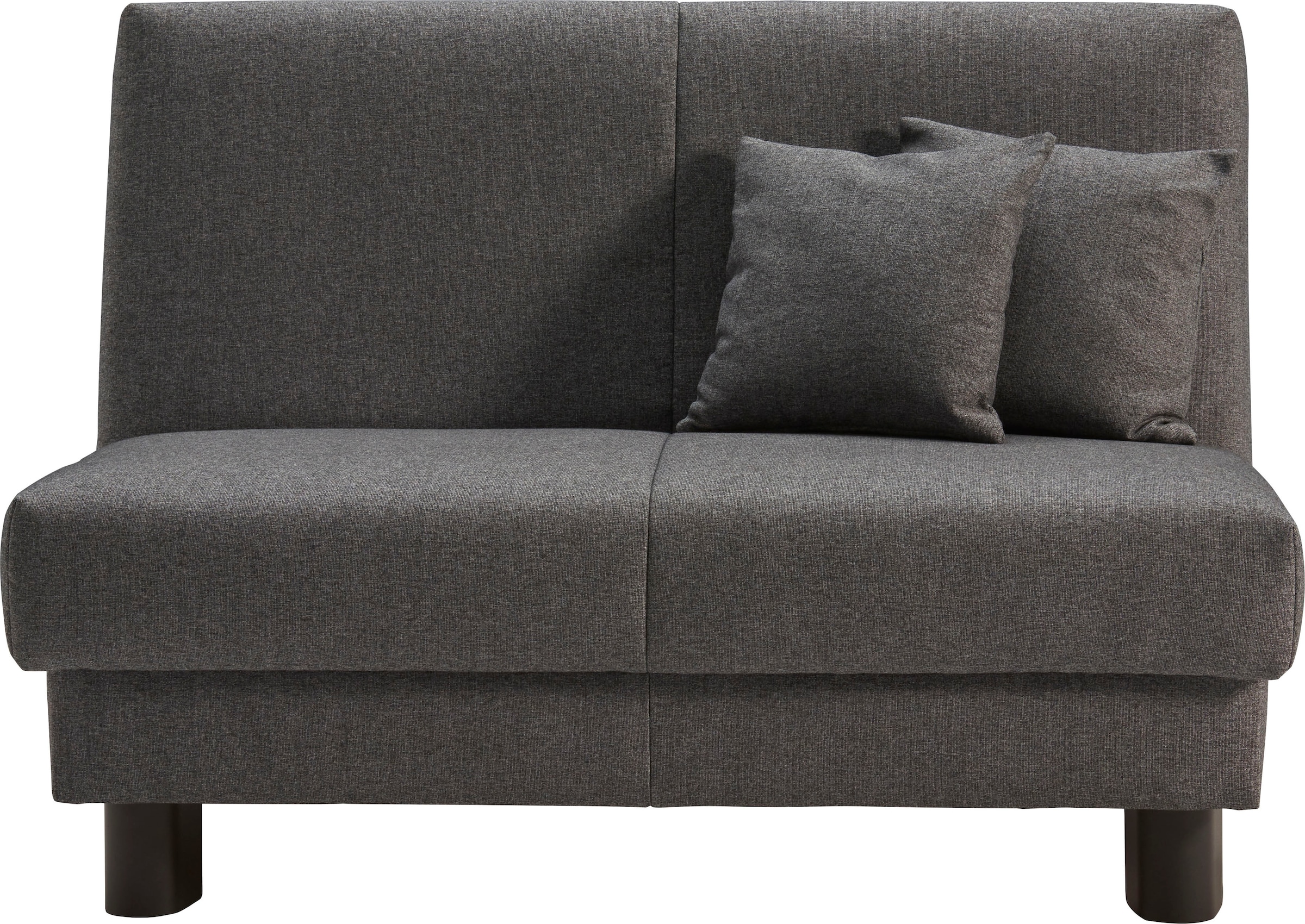 ell + ell Schlafsofa "Enny", Liegefläche Breite 120 oder 140 cm, Liegehöhe 40 cm, Füße schwarz