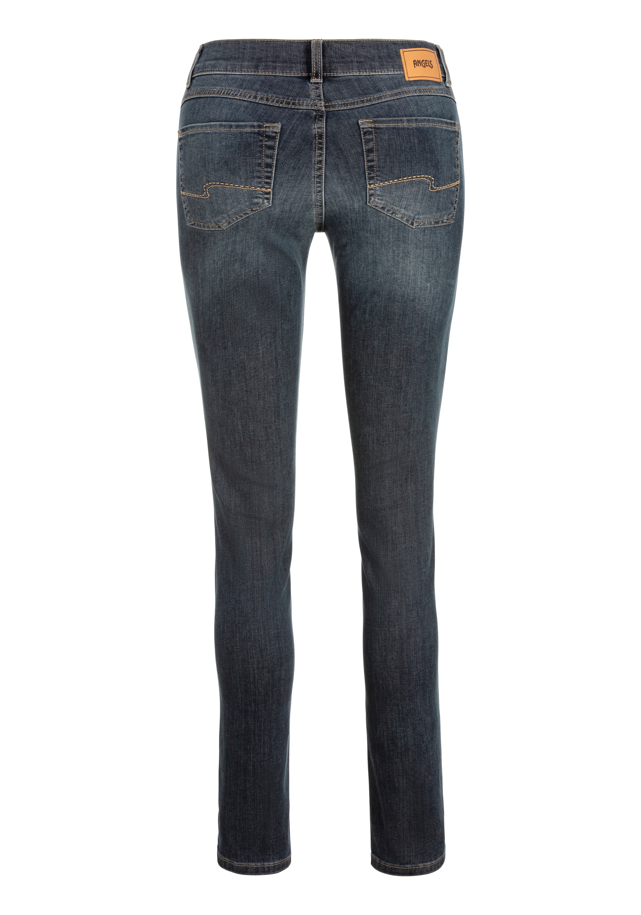 ANGELS Skinny-fit-Jeans "SKINNY", mit Kontrastnähten an den Taschen günstig online kaufen