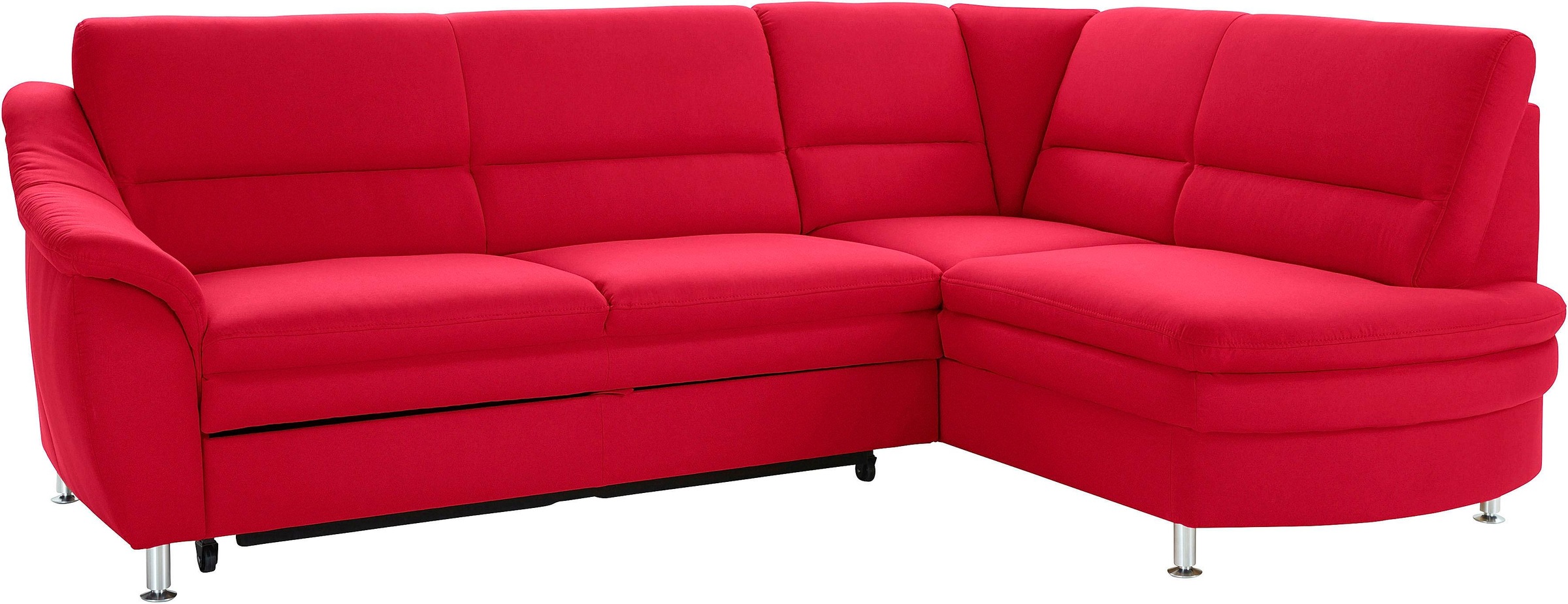 sit&more Ecksofa »Cardoso L-Form«, mit Federkern, wahlweise mit Bettfunktion und Schubkasten