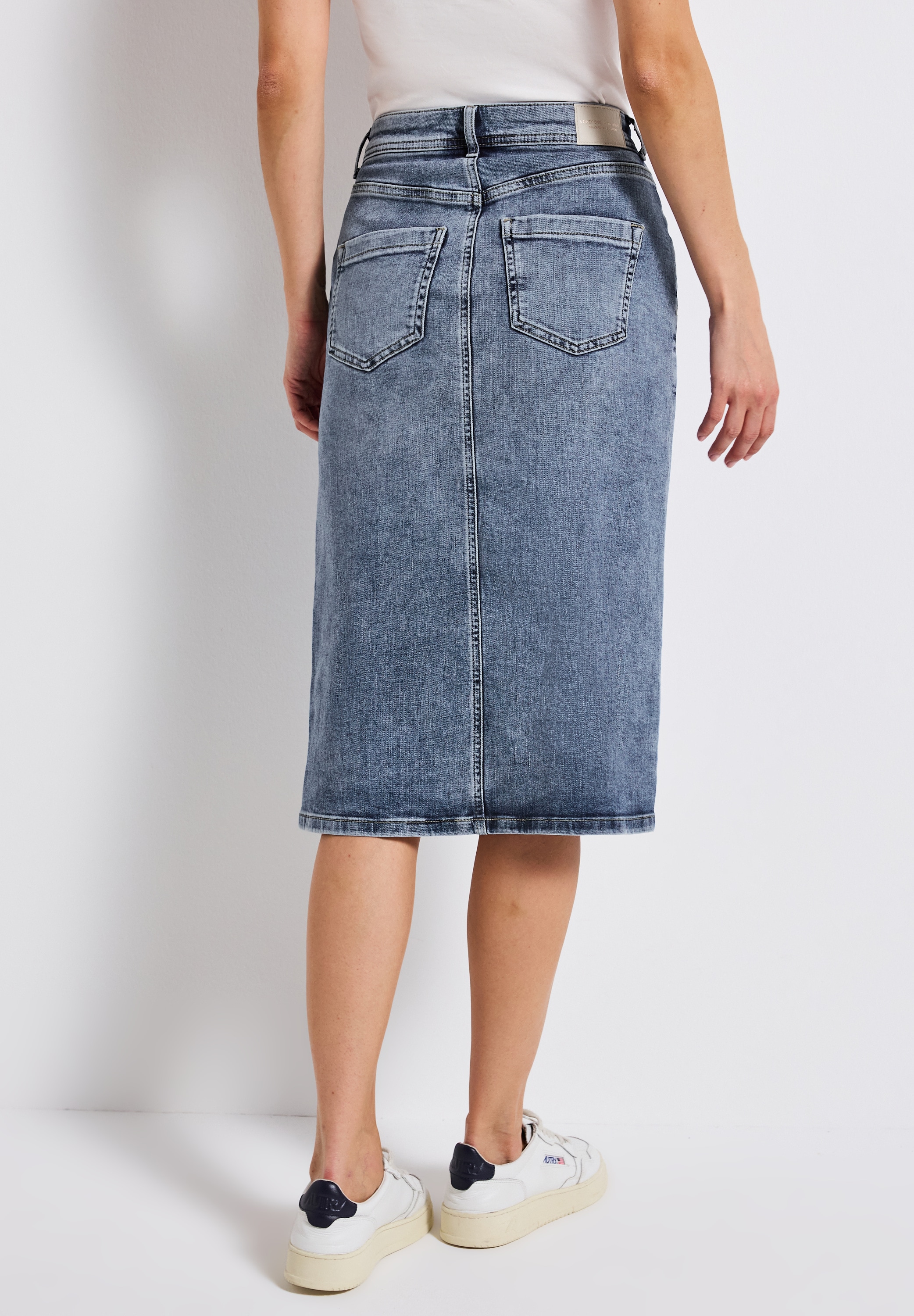 STREET ONE Jeansrock, High Waist