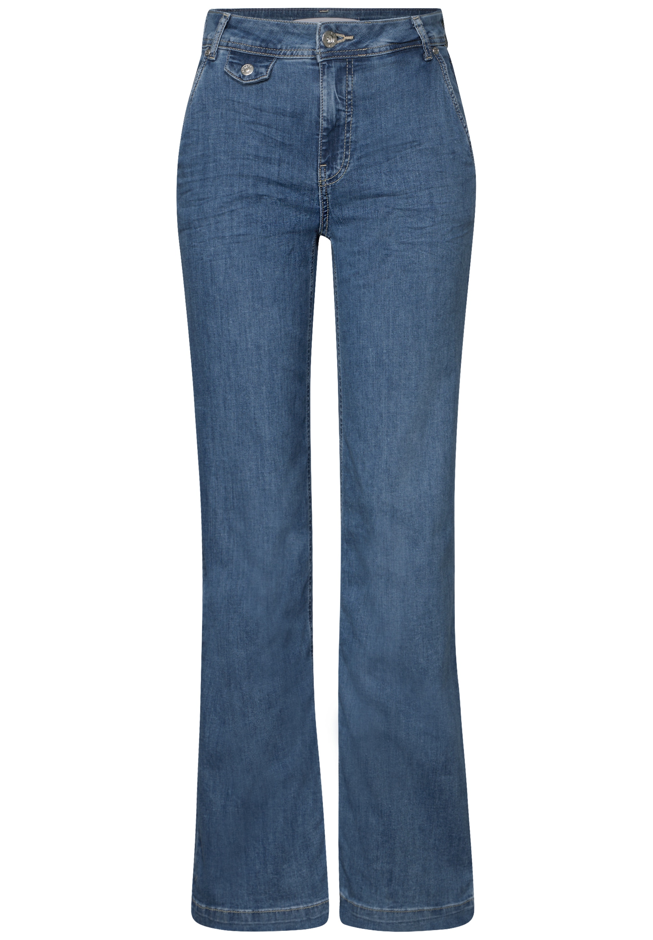 STREET ONE Loose-fit-Jeans, High Waist