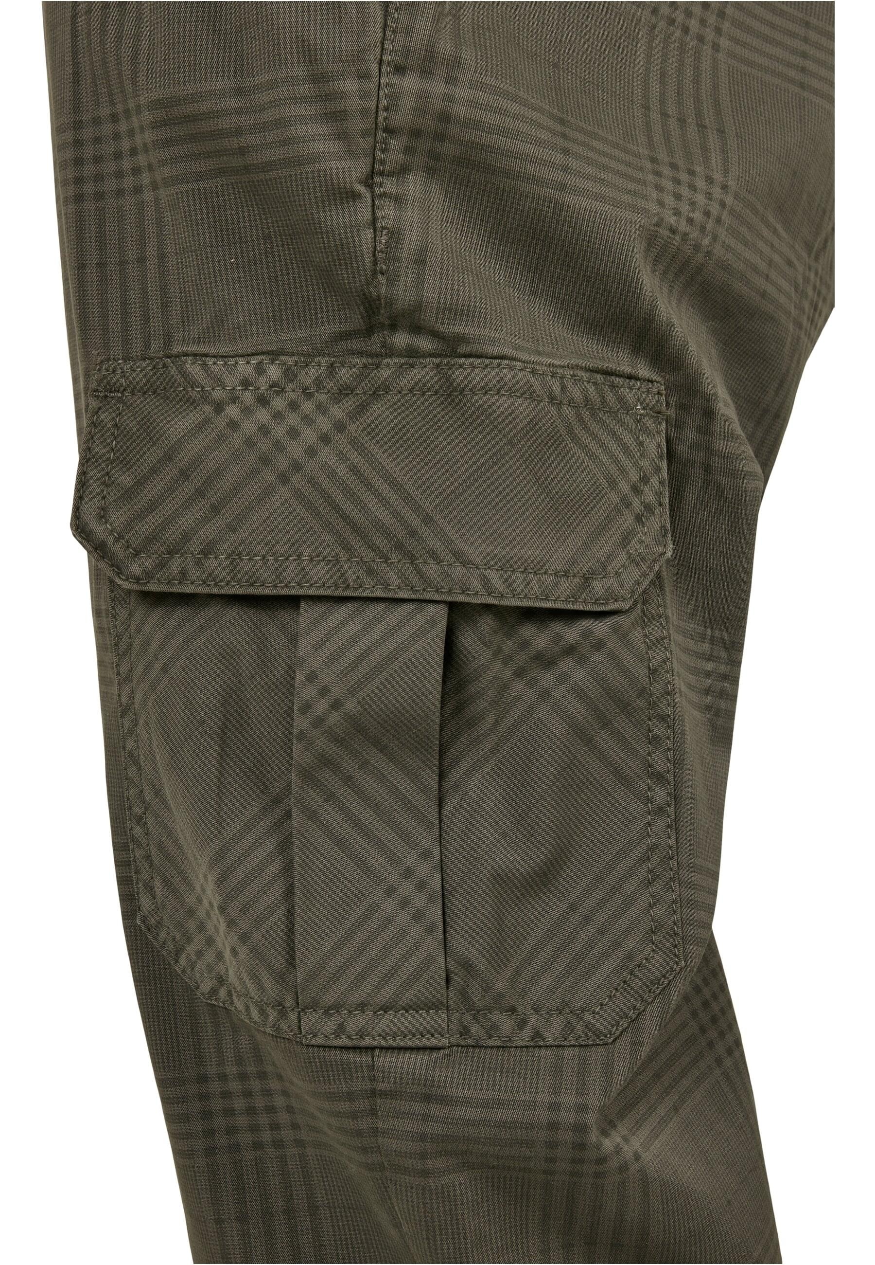 URBAN CLASSICS Cargohose »Urban Classics Herren AOP Glencheck Cargo Jog Pants«, (1 tlg.)