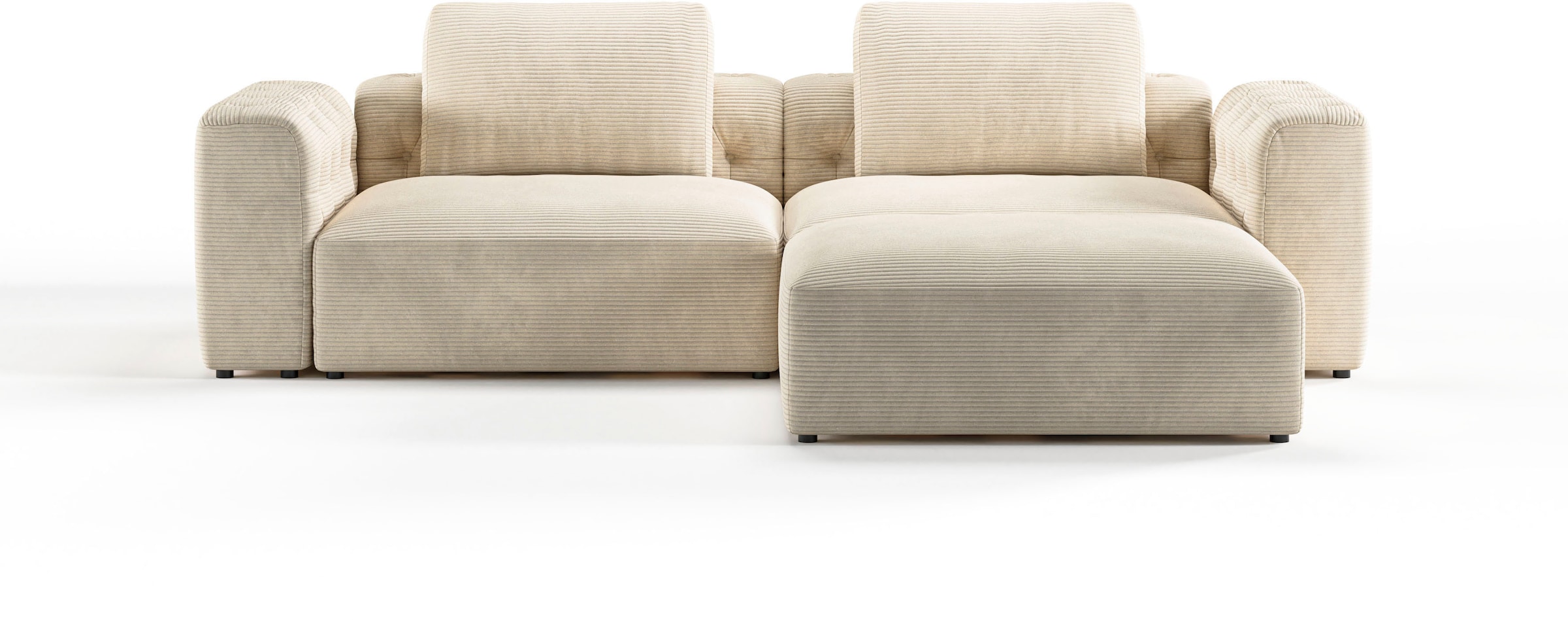 RAUM.ID Ecksofa »Cushid L-Form«, Modulset, bestehend aus 3 Teilen