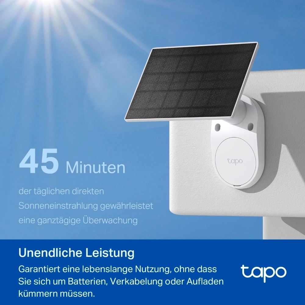 TP-Link Überwachungskamera »Tapo C410 KIT mit Solar Panel«, Außenbereich