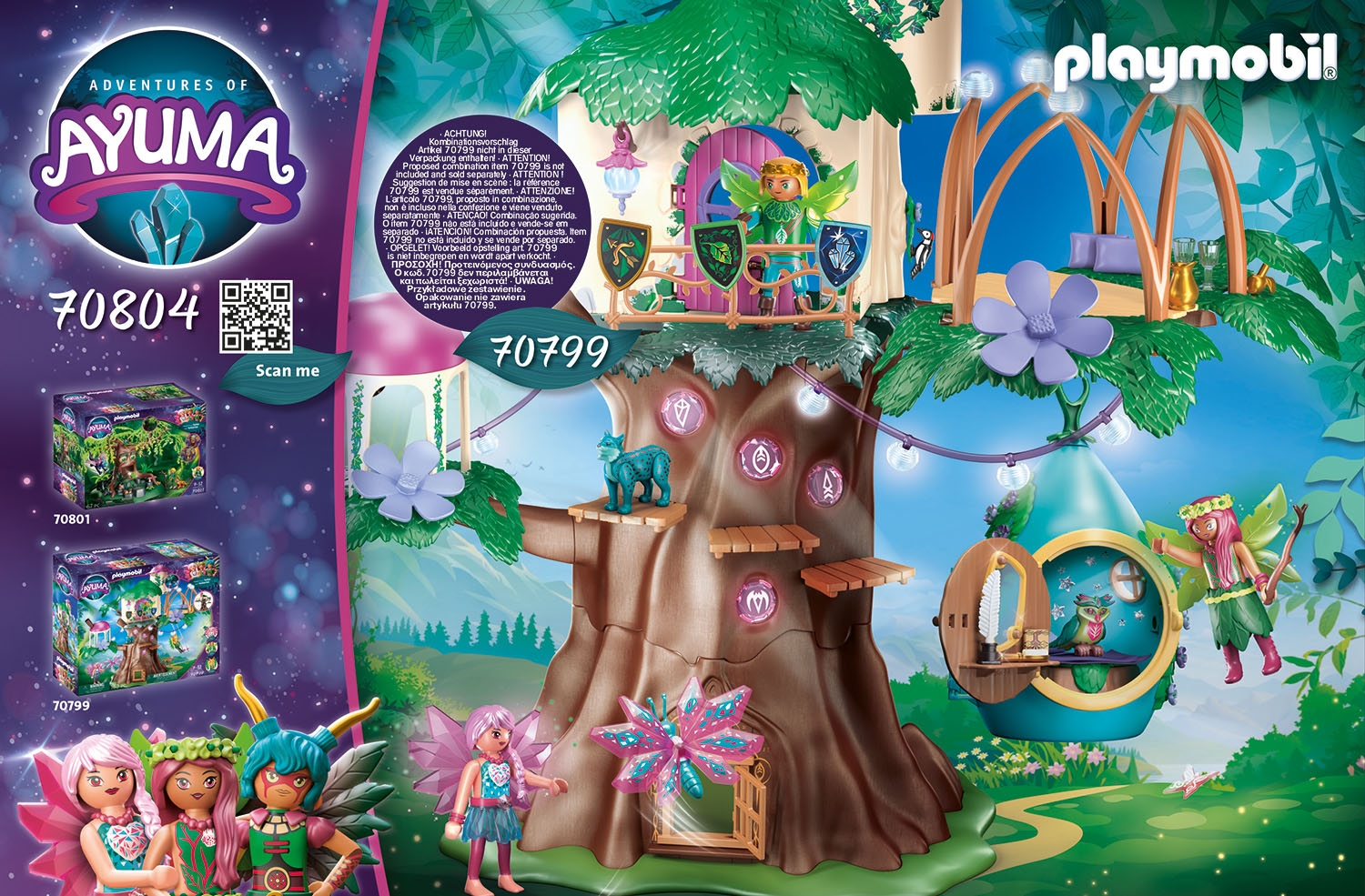 Playmobil® Konstruktions-Spielset »Tropfenhäuschen (70804), Adventures of Ayuma«, (54 St.), Made in Germany