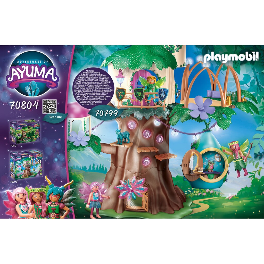 Playmobil® Konstruktions-Spielset »Tropfenhäuschen (70804), Adventures of Ayuma«, (54 St.)