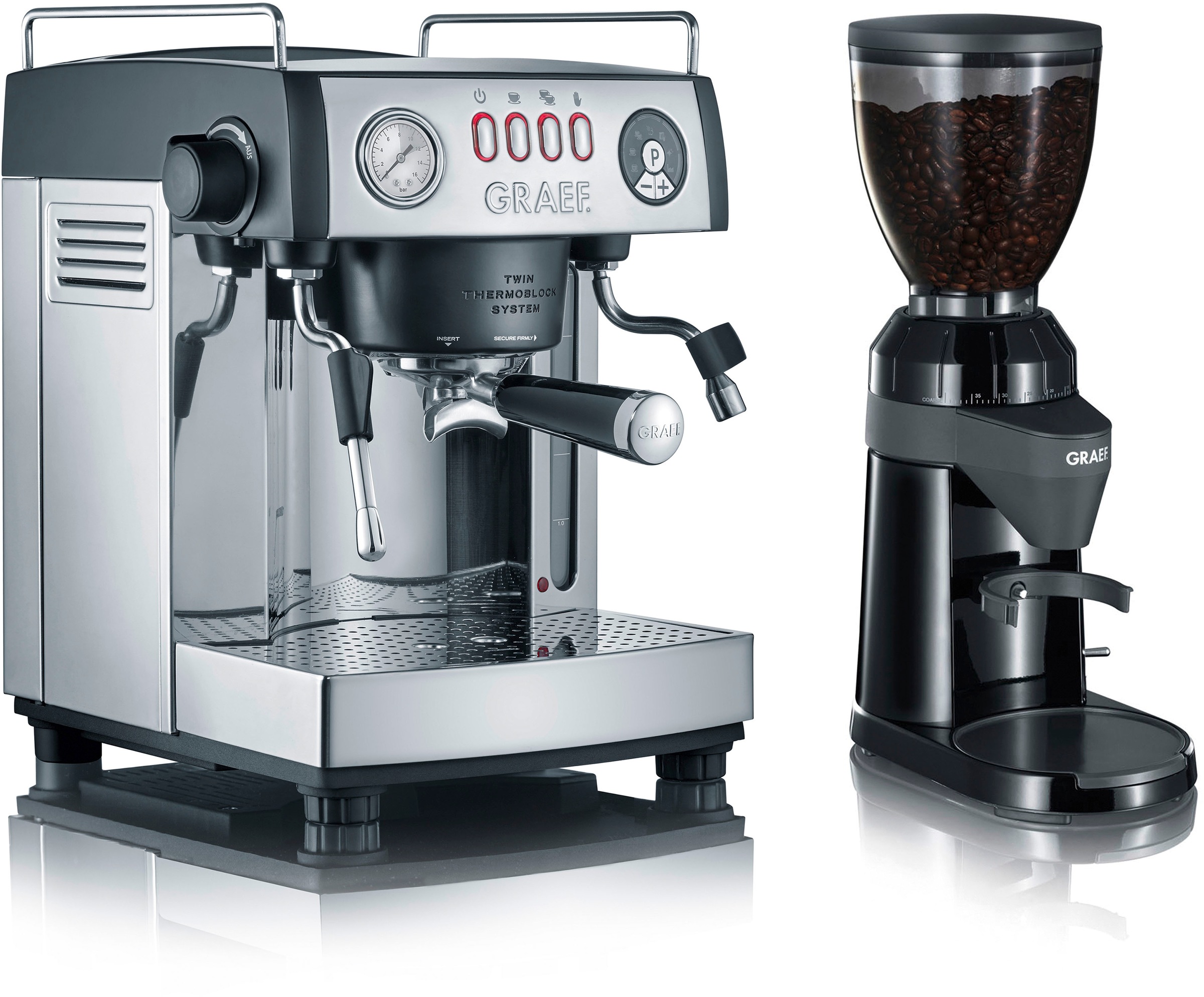 Graef Espressomaschine »"baronessa Set"«, inkl. Kaffeemühle CM 802 im Wert von €179,99 UVP