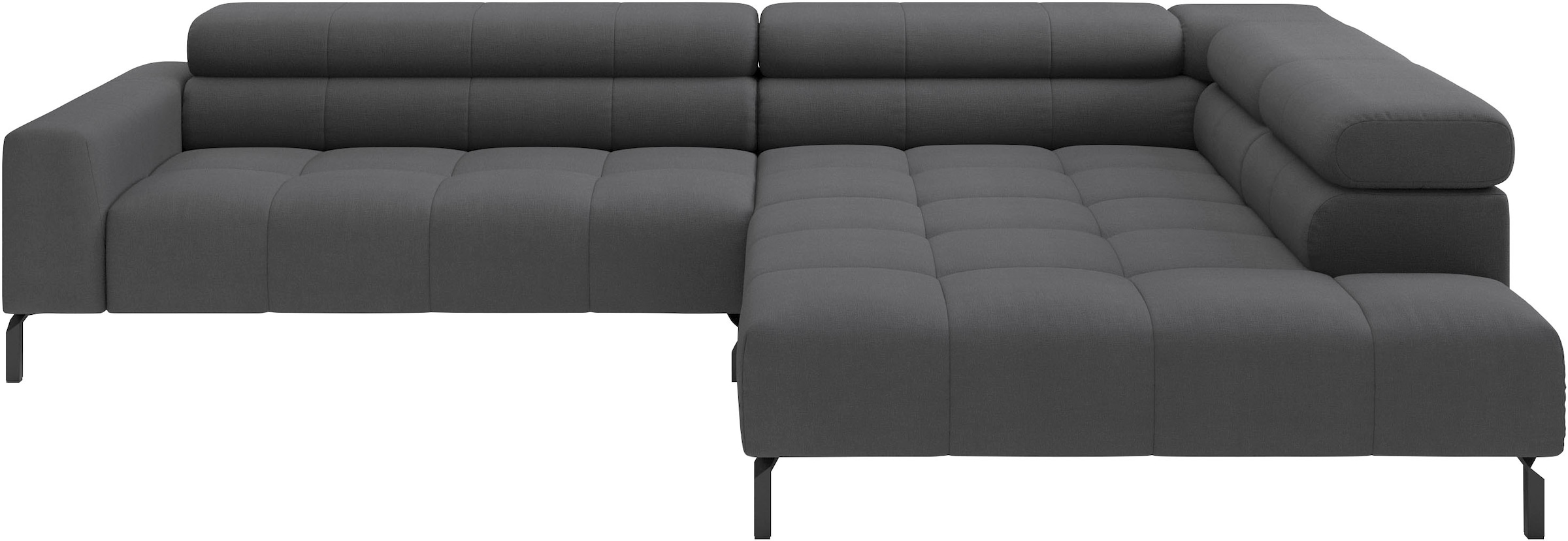Home affaire Ecksofa "Claya, 311 cm breit, L-Form, inkl. Kopfteilverstellung" wahlweise elektrischer Sitzvorzug