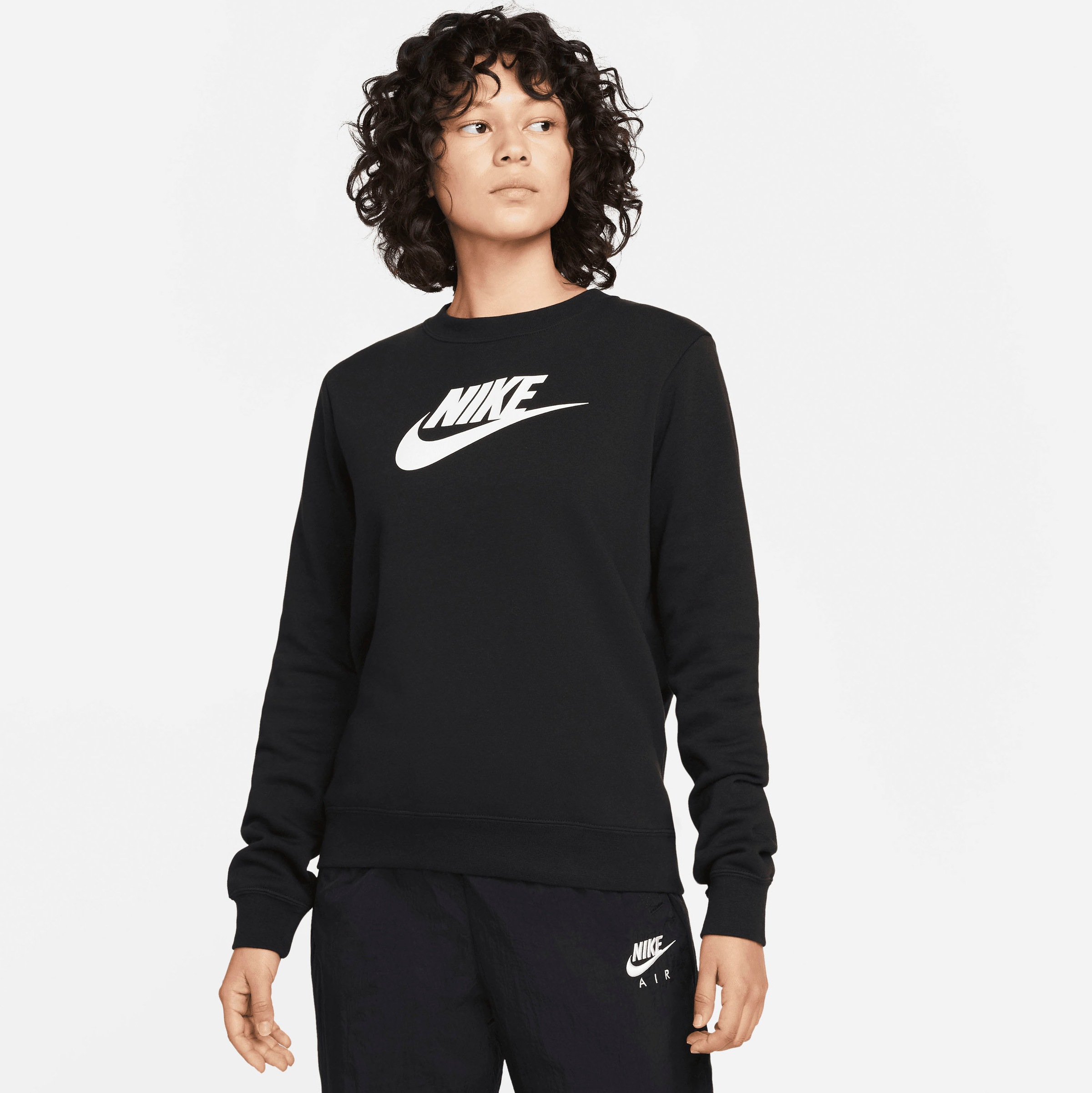 Nike Sportswear Sweatshirt "Club Fleece Womens Logo Crew-Neck Sweatshirt"