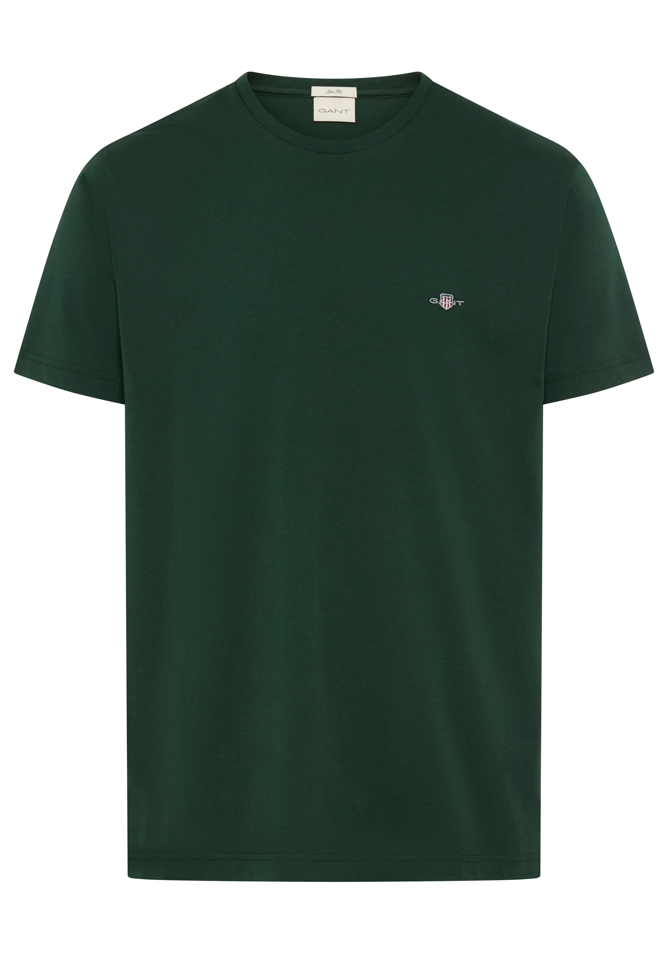 Gant T-Shirt "SLIM SHIELD SS T-SHIRT", mit Logostickerei auf der Brust günstig online kaufen