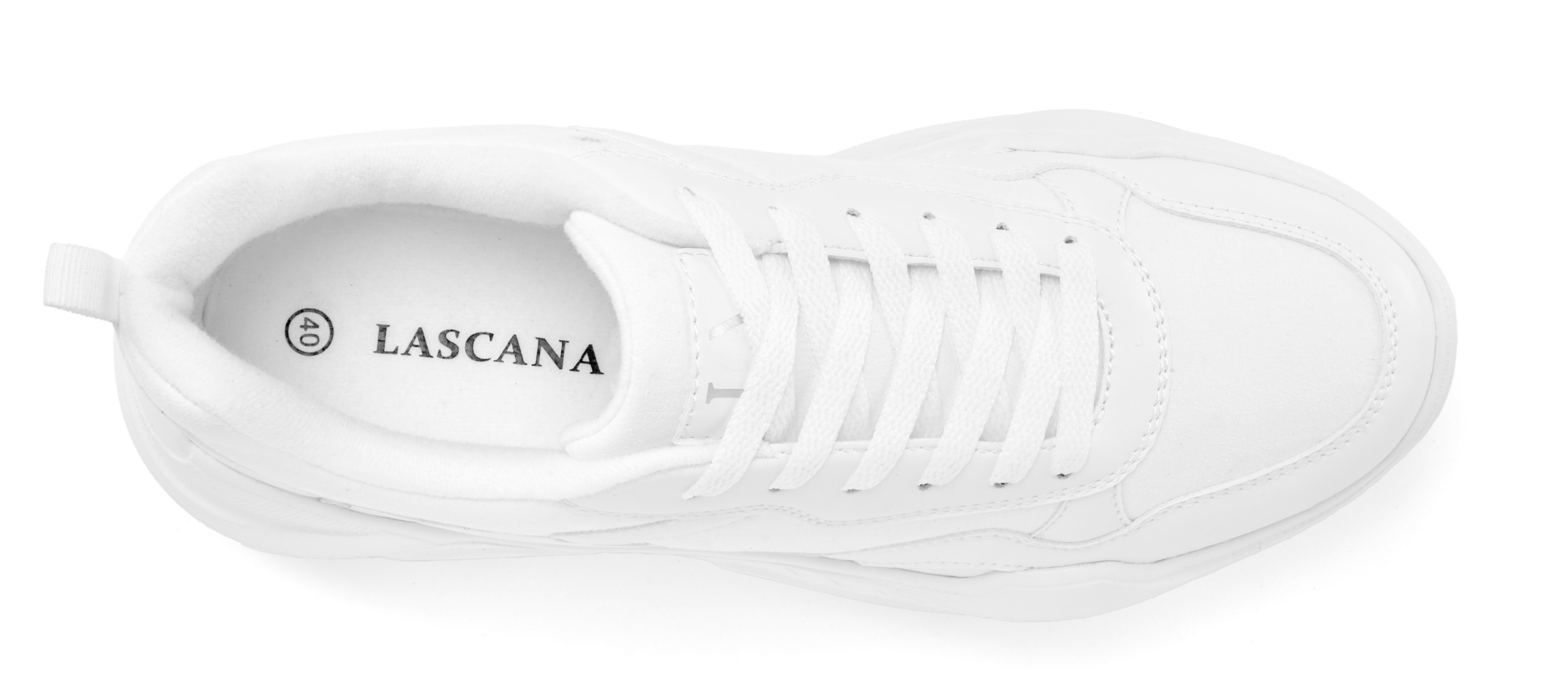 Thumbnail - LASCANA Sneaker "Turnschuhe," Halbschuh, Sportschuh, leichte Chunky Sohle, weiche Innensohle VEGAN