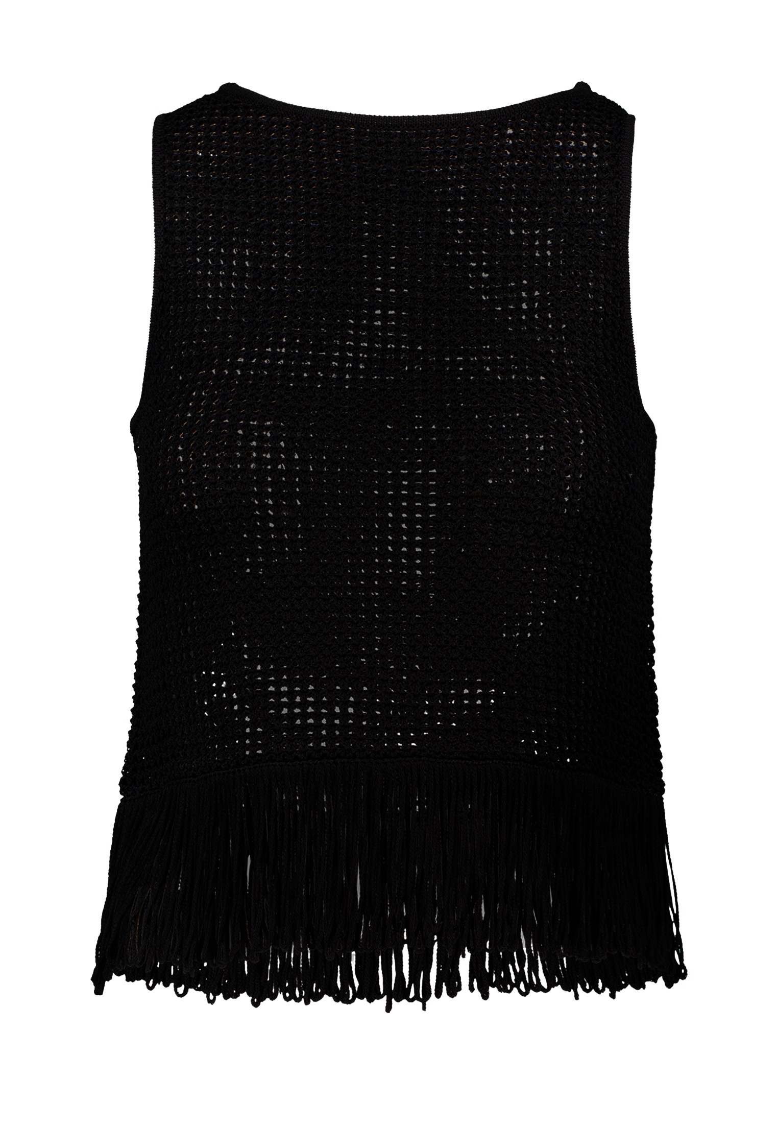 Zero Strickpullover "zero Stricktop mit Fransen", (1 tlg.), Lochmuster günstig online kaufen