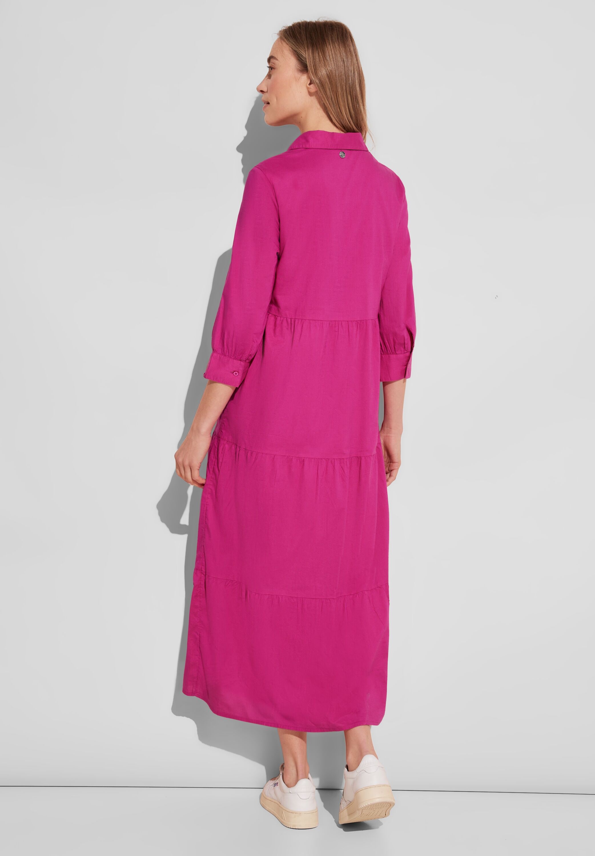 STREET ONE Maxikleid, aus 100% Baumwolle