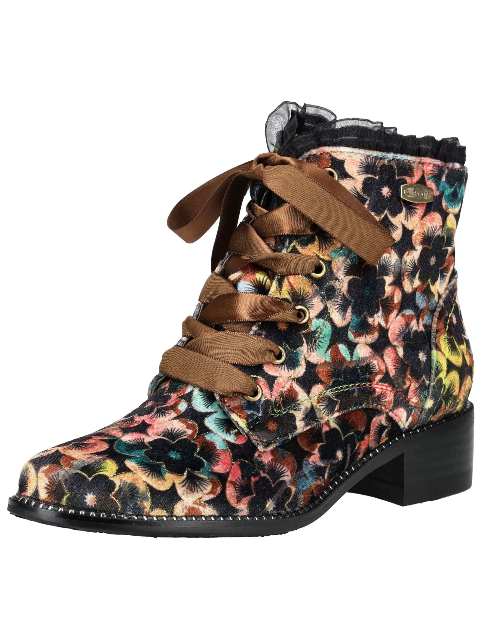 LAURA VITA Schnürstiefelette "LAURA VITA Stiefelette Textil" günstig online kaufen