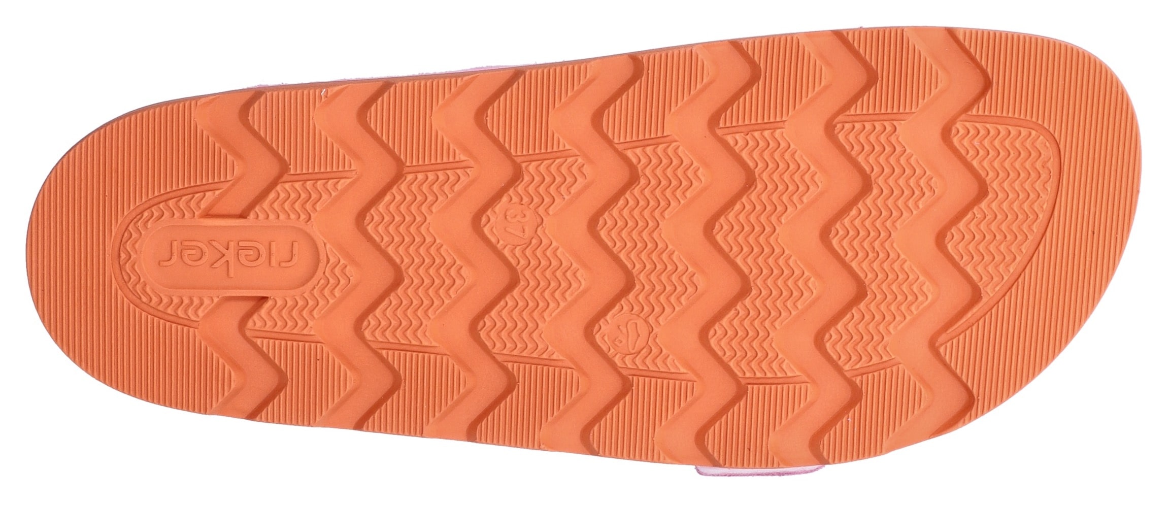 Rieker Pantolette  Hausschuh, Sommerschuh, Strandschuh, Zweischnaller mit Softfußbett