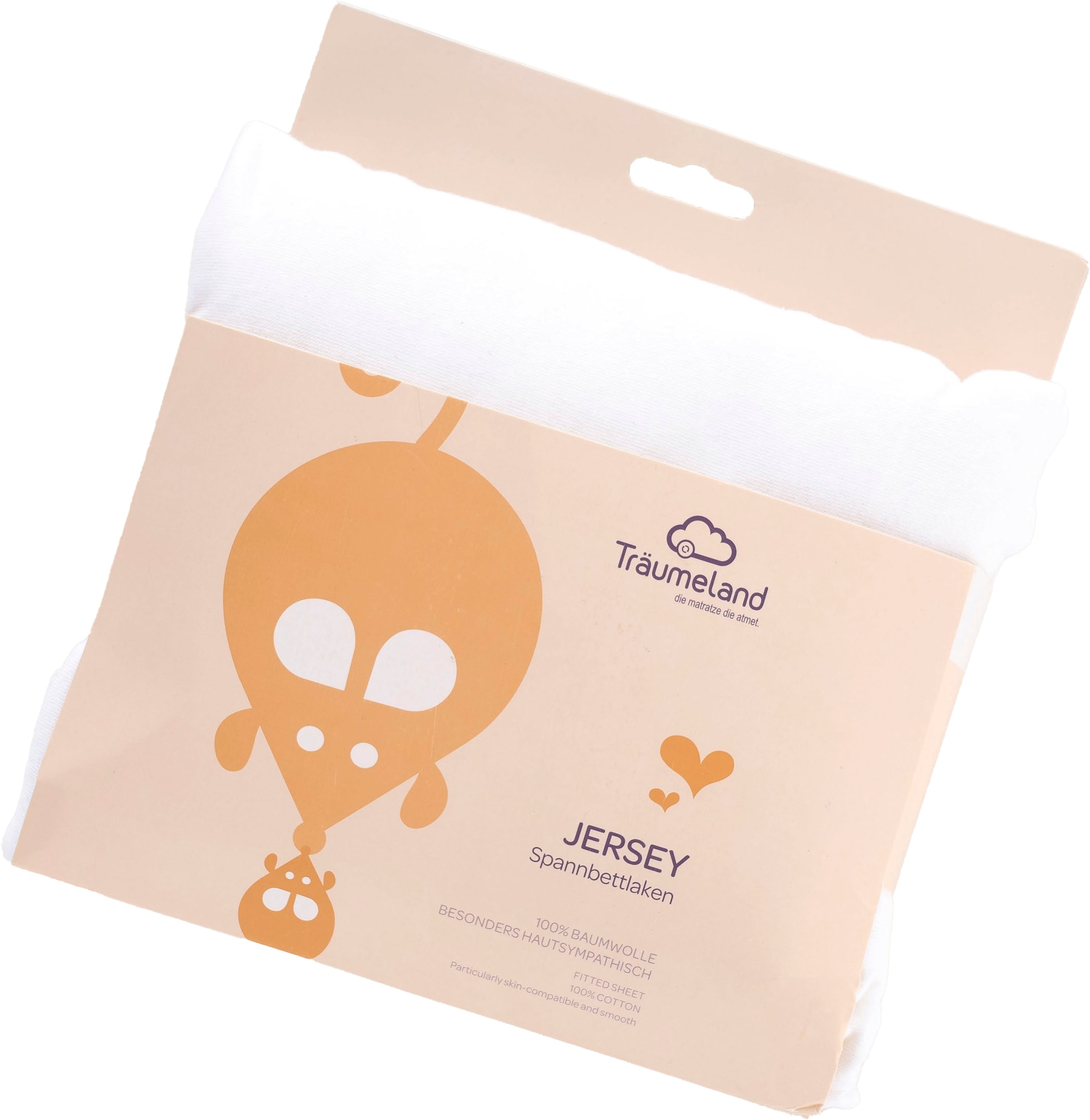 Träumeland Bettlaken "kuschelweiches Spannbetttuch Jersey" aus 100% kuschel günstig online kaufen