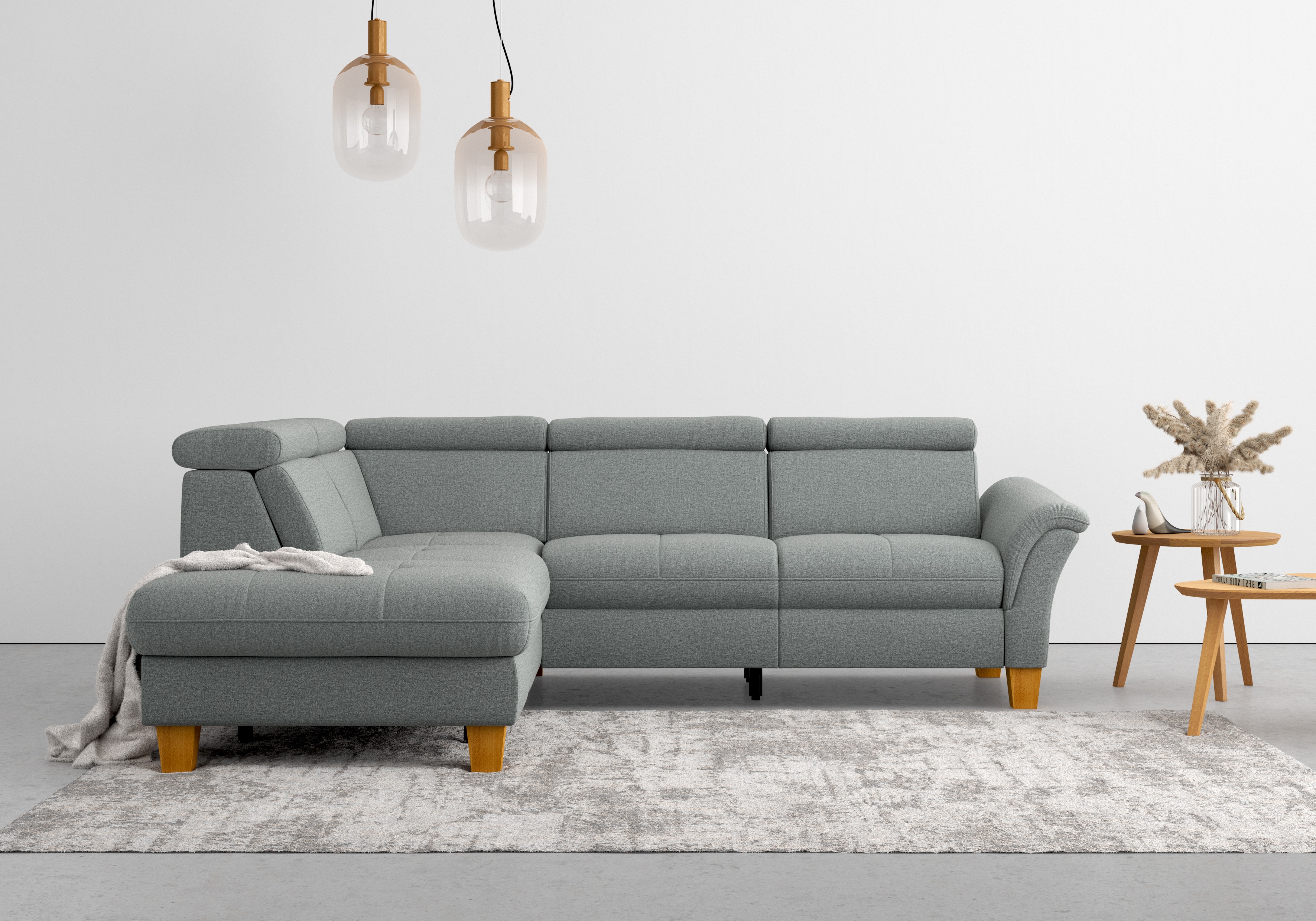Thumbnail - Home affaire Ecksofa "Lindgren L-Form", wahlweise mit TV-Funktion, Stauraum und Kopfteilverstellung