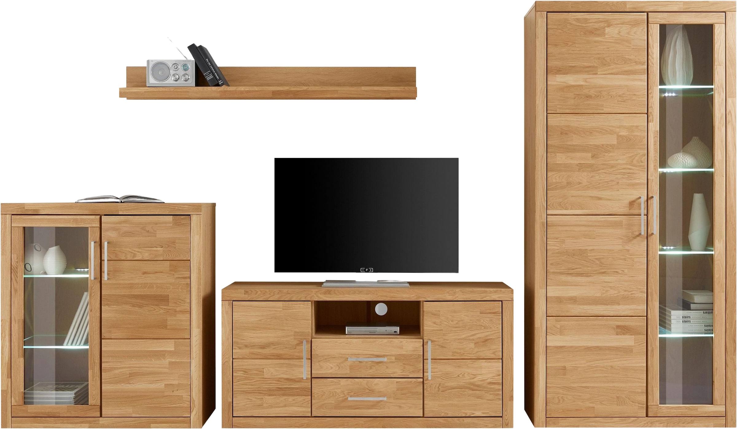 OTTO home Wohnwand "Logo" Set, 4 Stk. tlg. günstig online kaufen