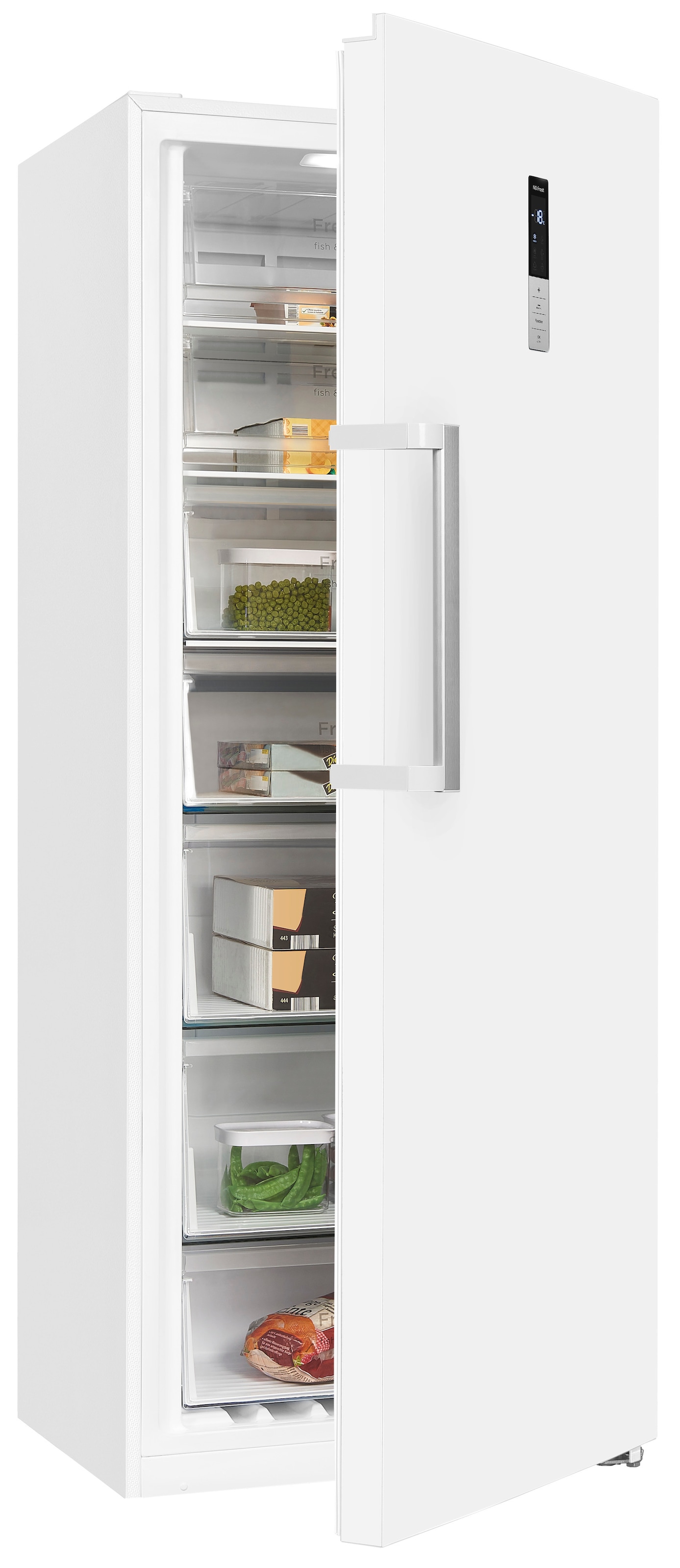 Gefrierschrank »GS380--H-050E weiss«, 185,5 cm hoch, 71 cm breit, Türanschlag wechselbar