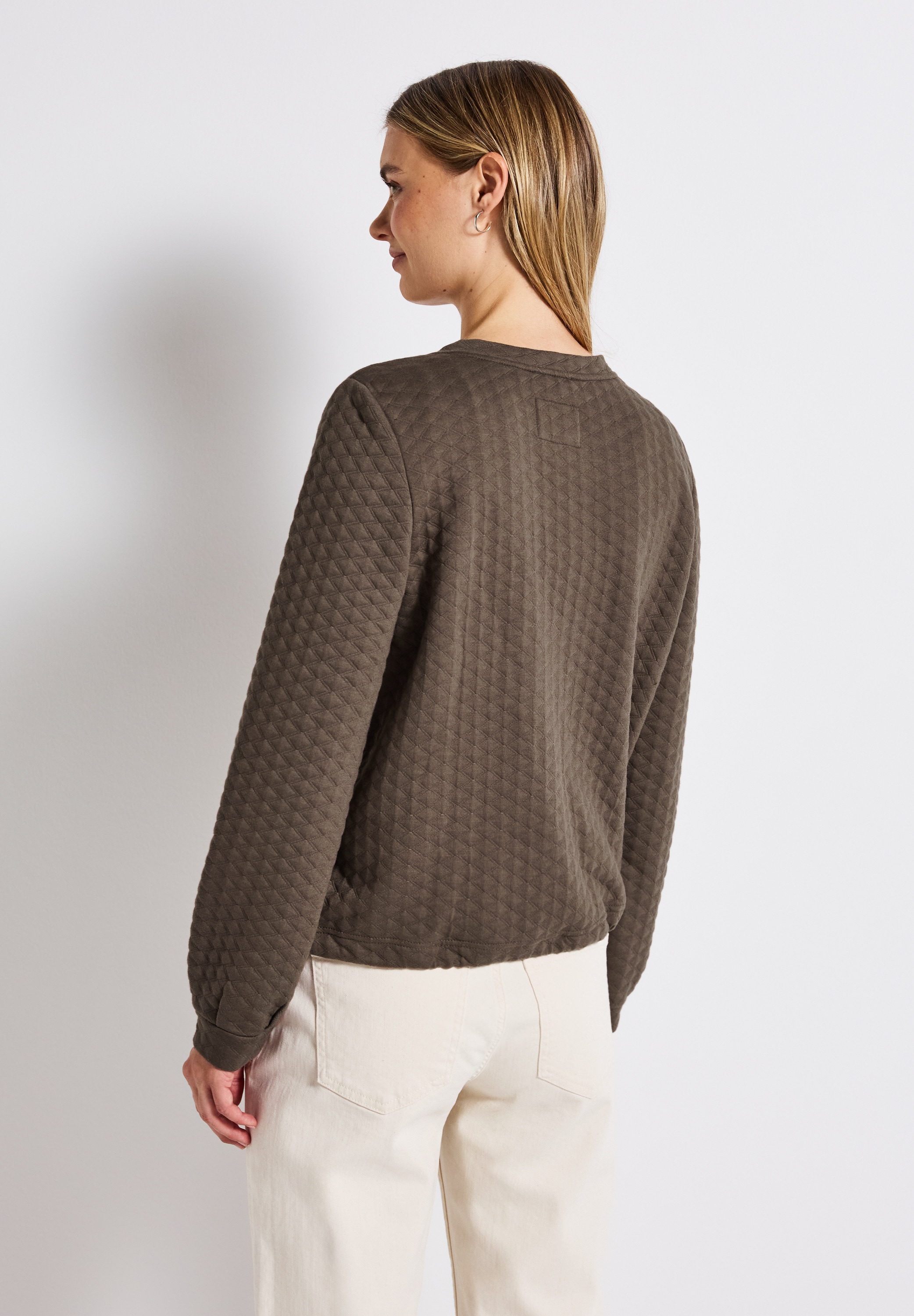 STREET ONE Cardigan, mit Struktur-Muster