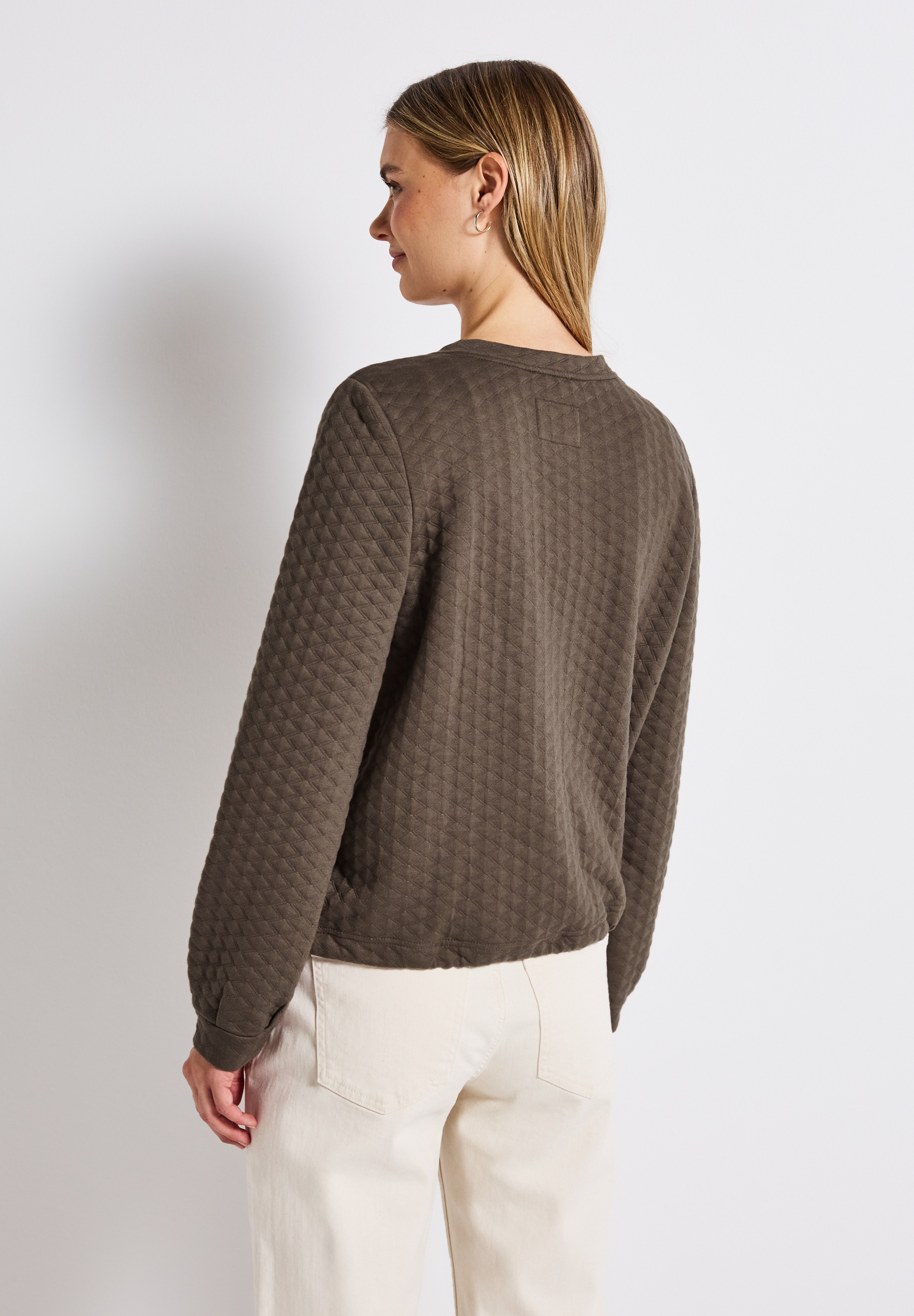 STREET ONE Blouson ohne Kapuze mit Struktur-Muster günstig online kaufen