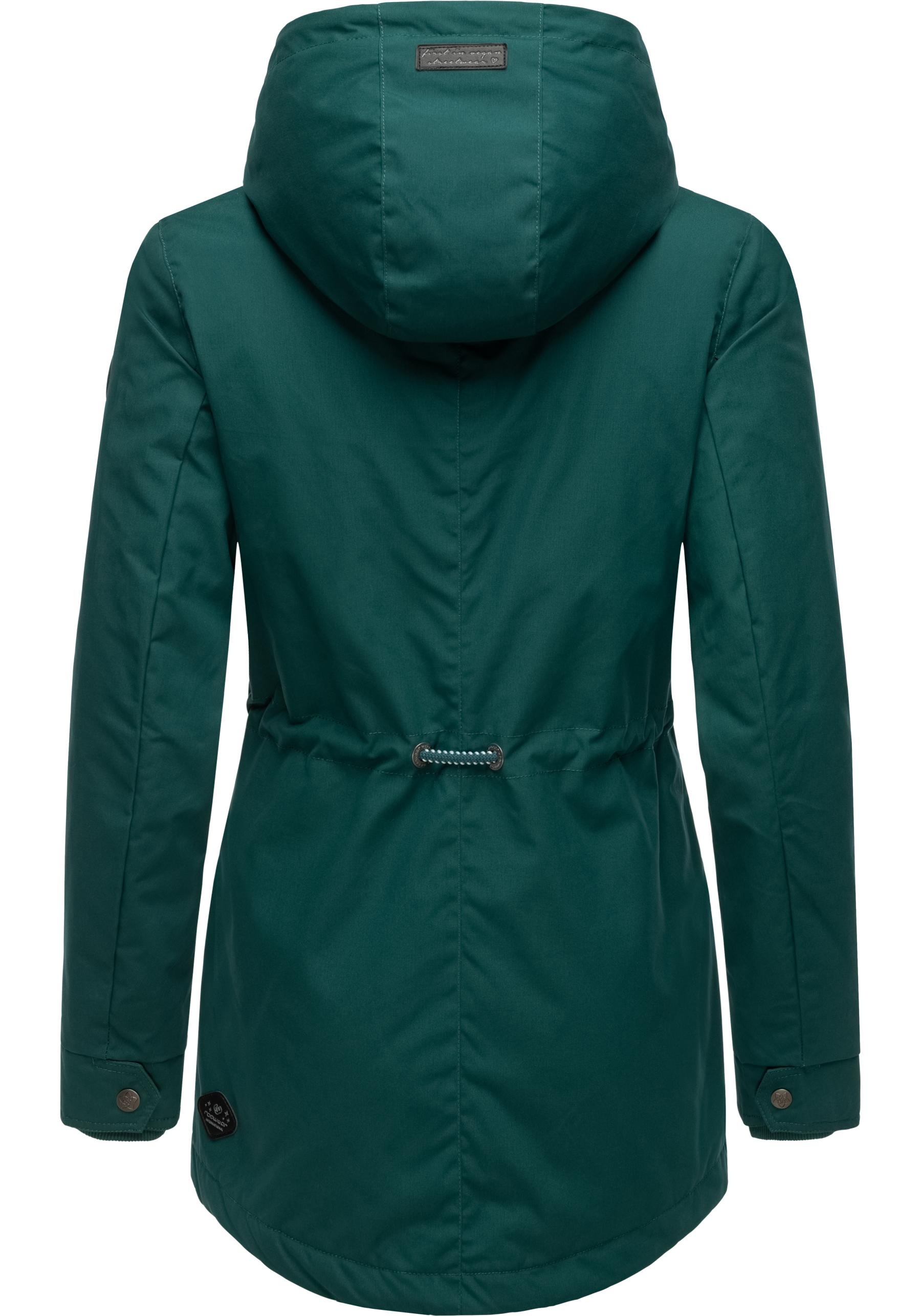 Ragwear Winterjacke »Monadis Black Label«, mit Kapuze, stylischer Winterparka für die kalte Jahreszeit