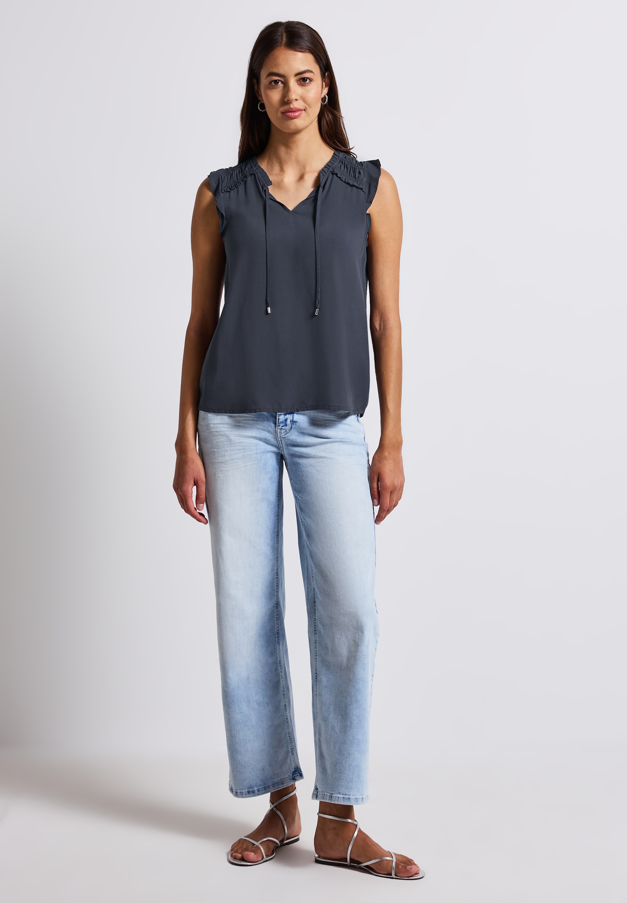 STREET ONE Blusentop, aus softer Viskose