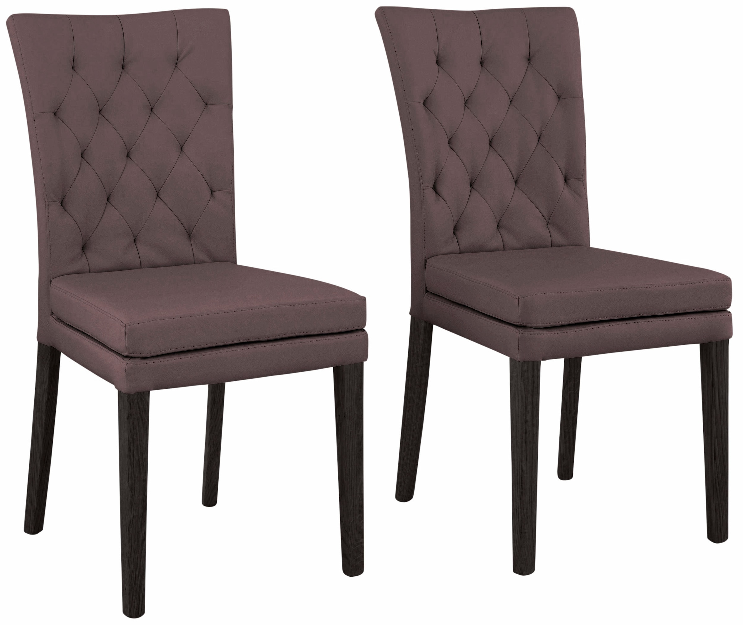 Home affaire 4-Fußstuhl "Colorado" (Set) 6 Stk.Beine aus Buche, wengefarben günstig online kaufen