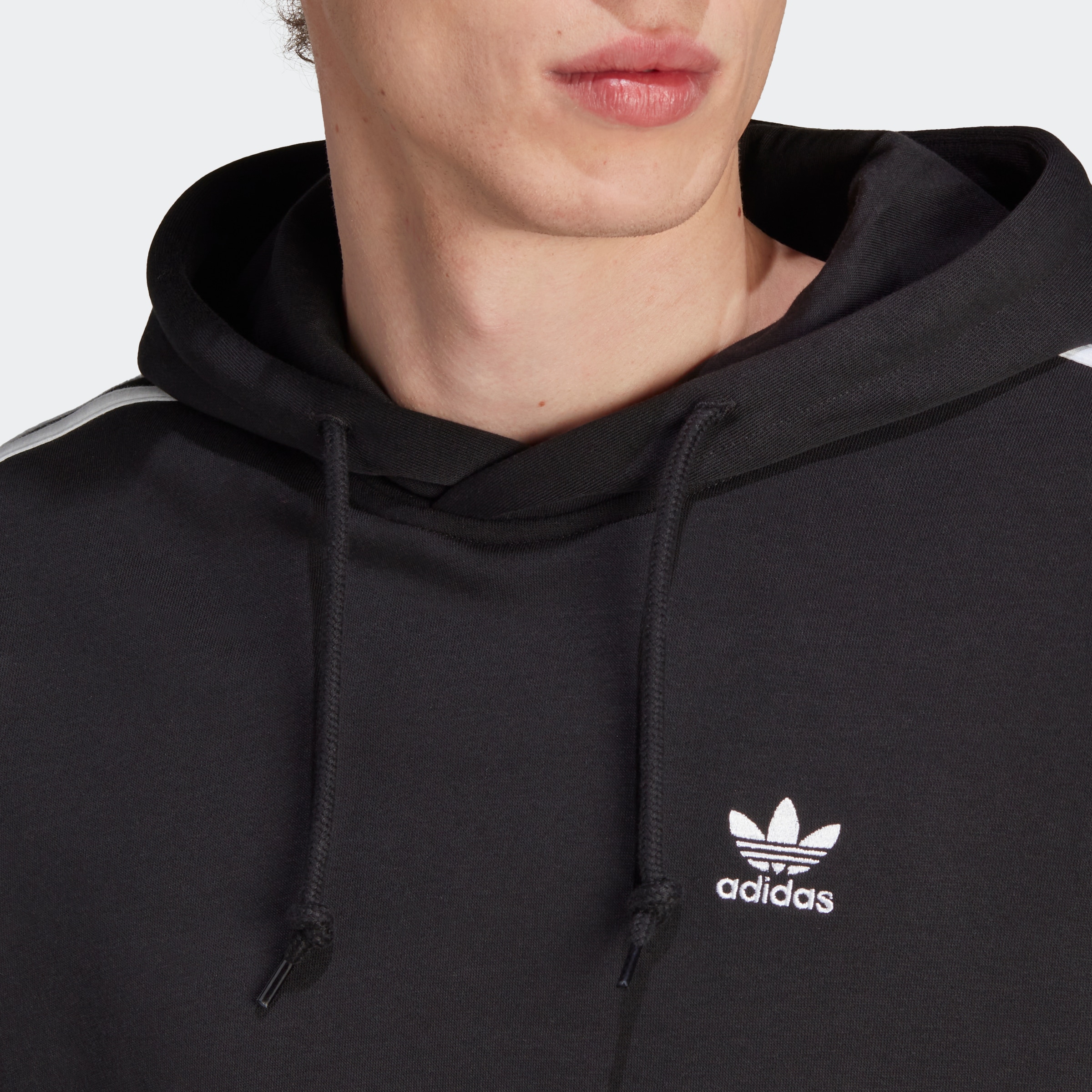 Adidas originals 3 stripes hoodie hotsell