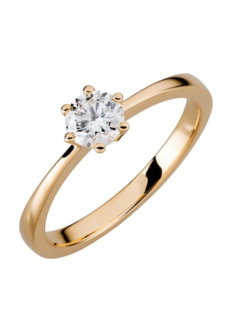 Fingerring »750/- Gelbgold 1 Brill. 0,50 ct.«