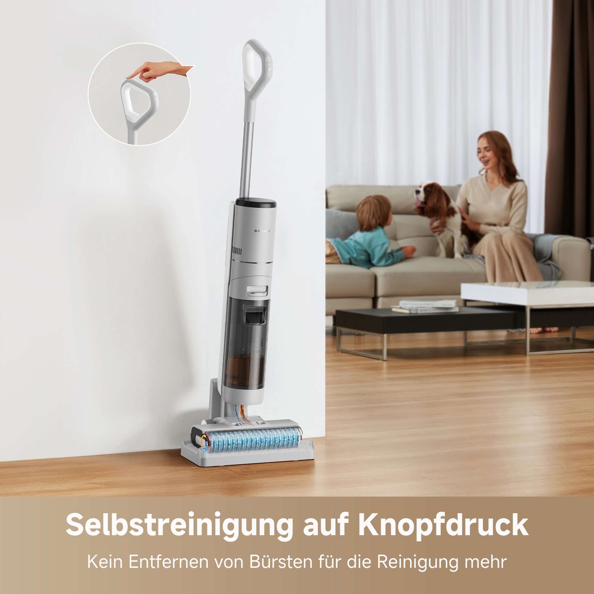 Dreame Nass-Trocken-Sauger »G10 Pro« 300 W, Intelligente Schmutzerkennung, Selbstreinigung