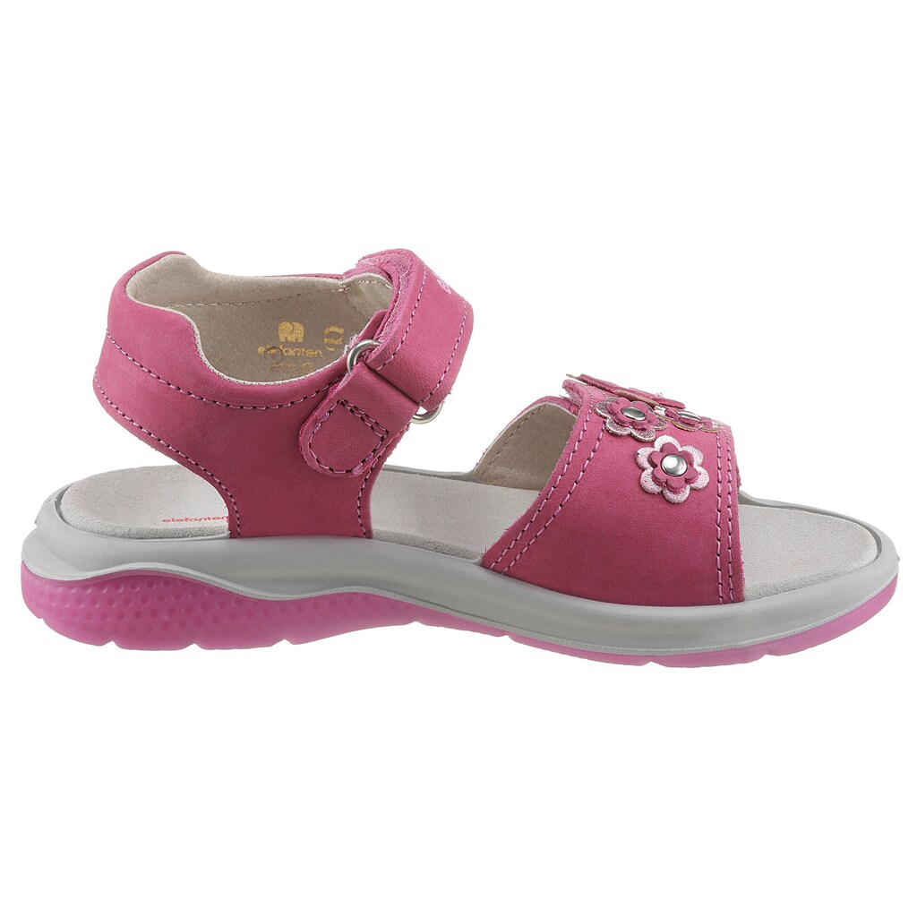 Schuhe Mädchenschuhe ELEFANTEN Sandale »Fiona Funny«, mit Blüten verziert fuchsia-rosa Schuhe Mädchenschuhe ELEFANTEN Sandale »Fiona Funny«, mit Blüten verziert fuchsia-rosa