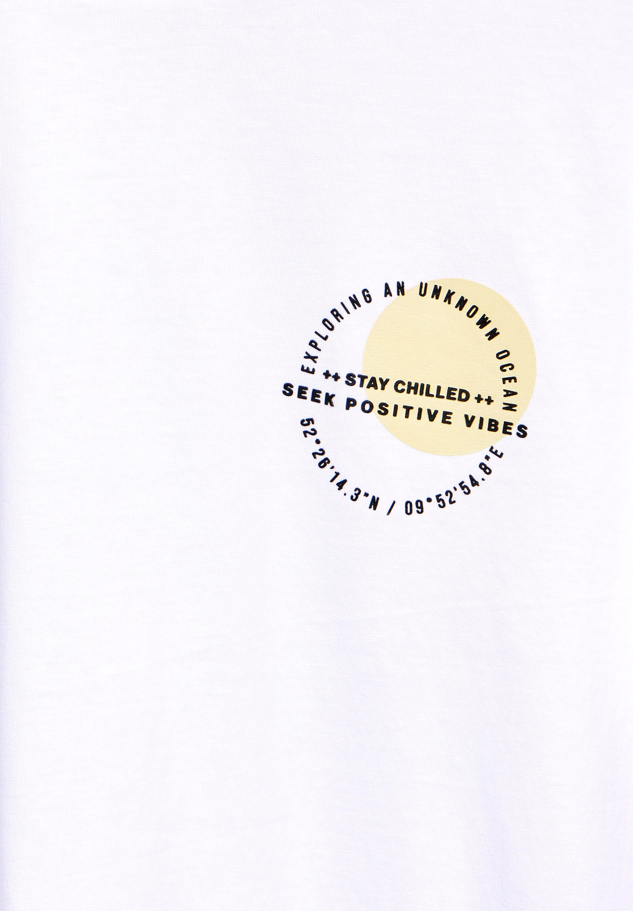 STREET ONE MEN T-Shirt, aus reiner Baumwolle