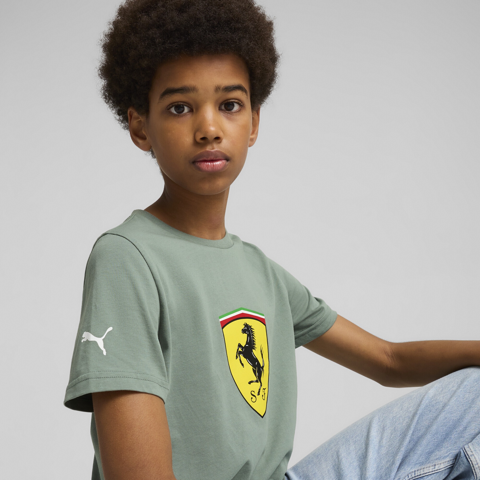 PUMA T-Shirt »Scuderia Ferrari HP Race Colored Big Shield T-Shirt Jugendliche«