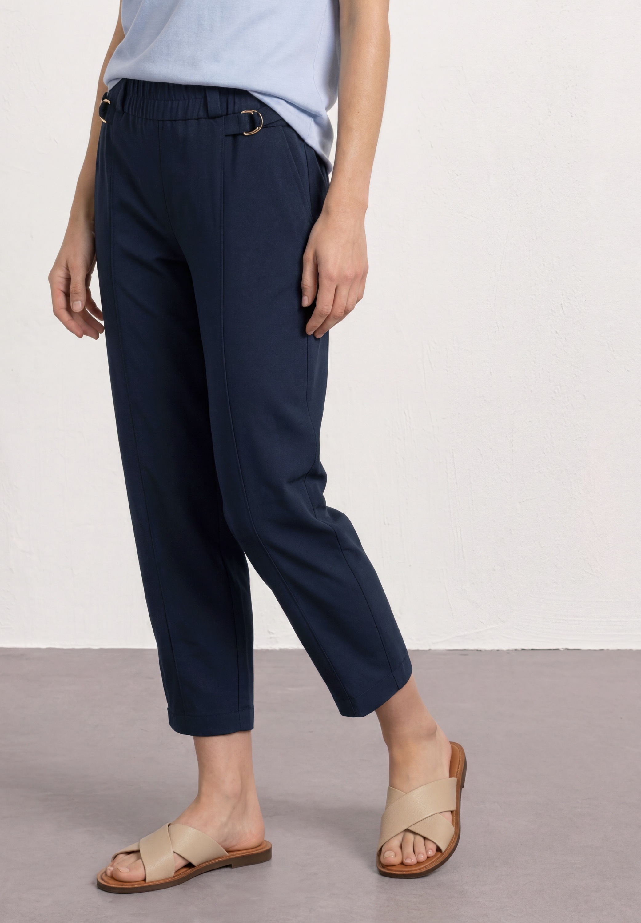 STREET ONE Stoffhose High Waist