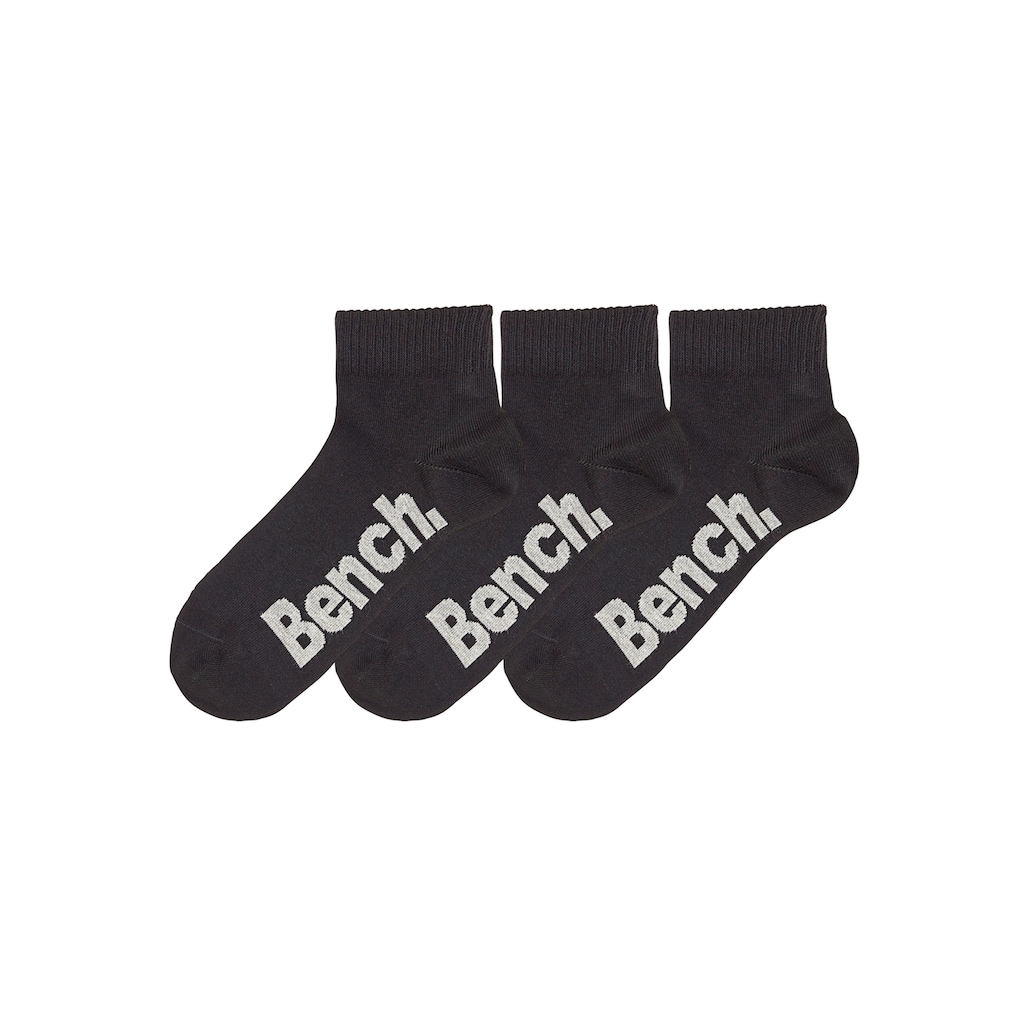 Bench. Kurzsocken, (Set, 3 Paar)