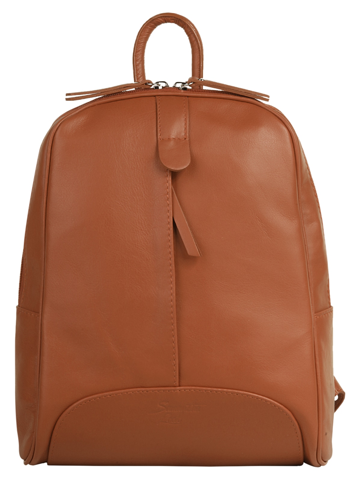 Cityrucksack, echt Leder, Made in Italy