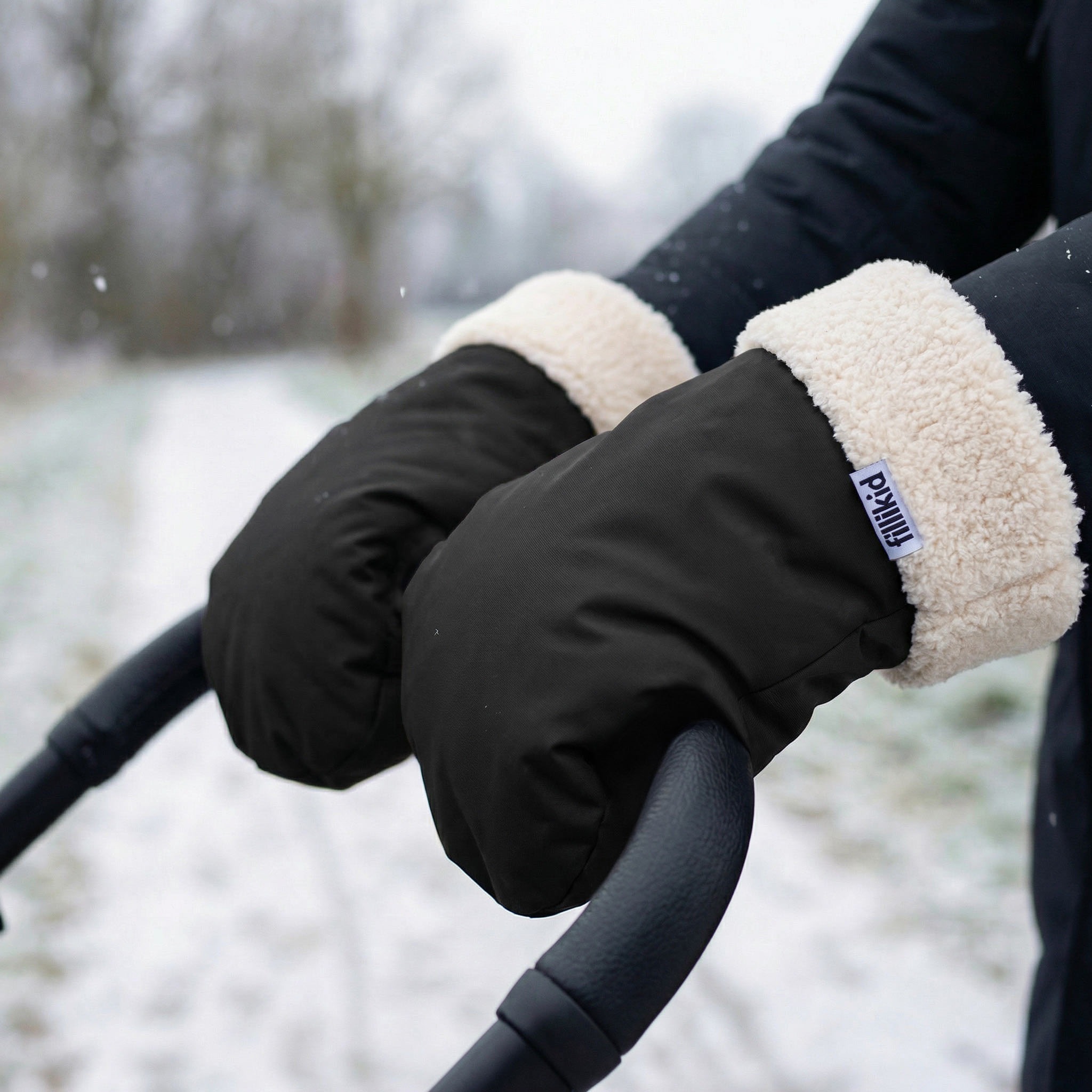 Fillikid Kinderwagen-Handwärmer »Nuuk Teddy« Set, 2 Stk. tlg.