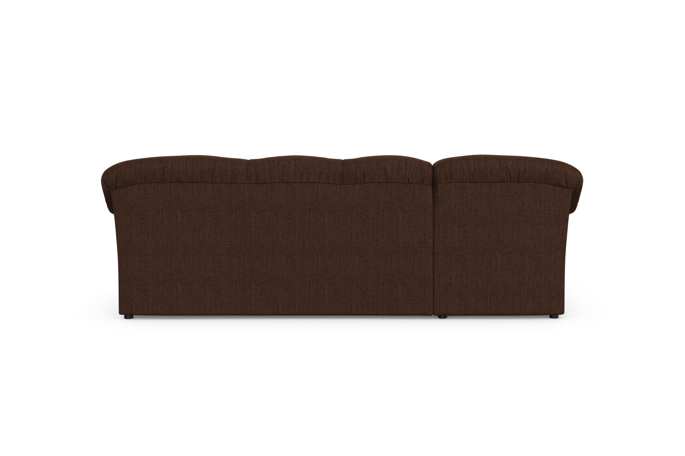 DOMO collection Ecksofa »Pegnitz, elegante Rückensteppung, kompakte Stellmaße 238/141cm, L-Form«, wahlweise mit Bettfunktion