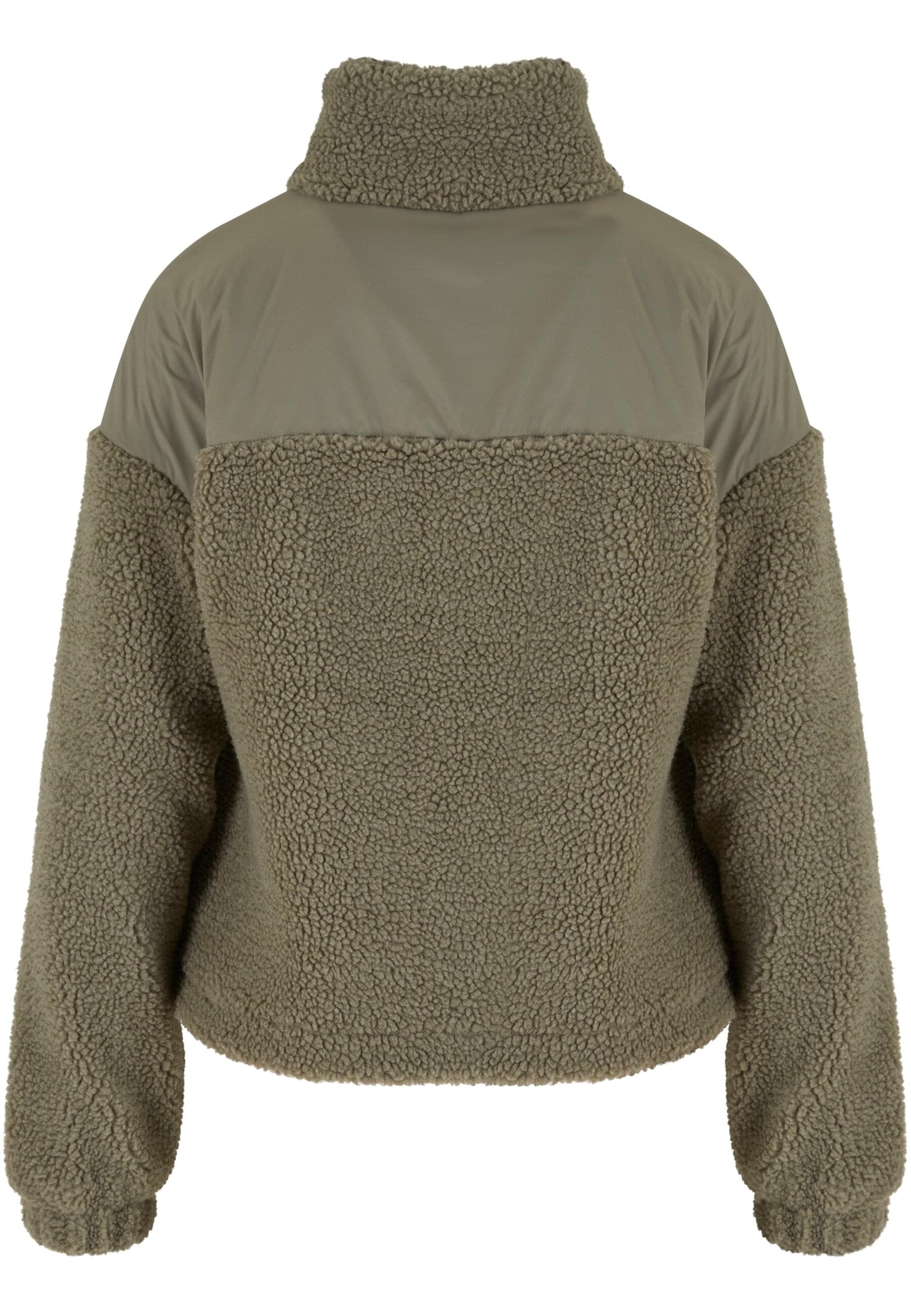 URBAN CLASSICS Winterjacke »Urban Classics Damen Ladies Sherpa Mix Jacket«, (1 St.), mit Kapuze