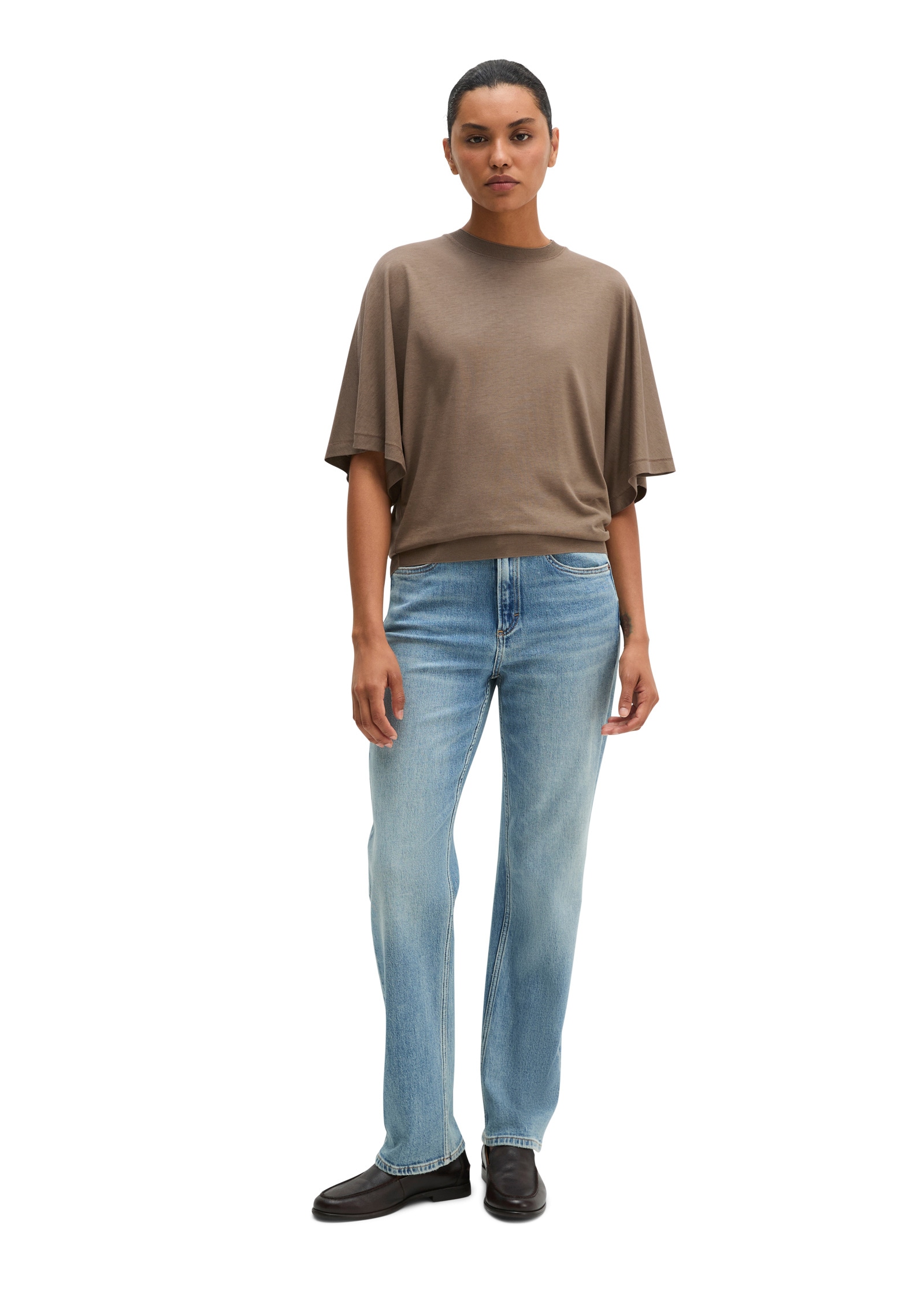 Marc O'Polo T-Shirt »aus TENCEL™ Lyocell-Baumwolle-Mix«