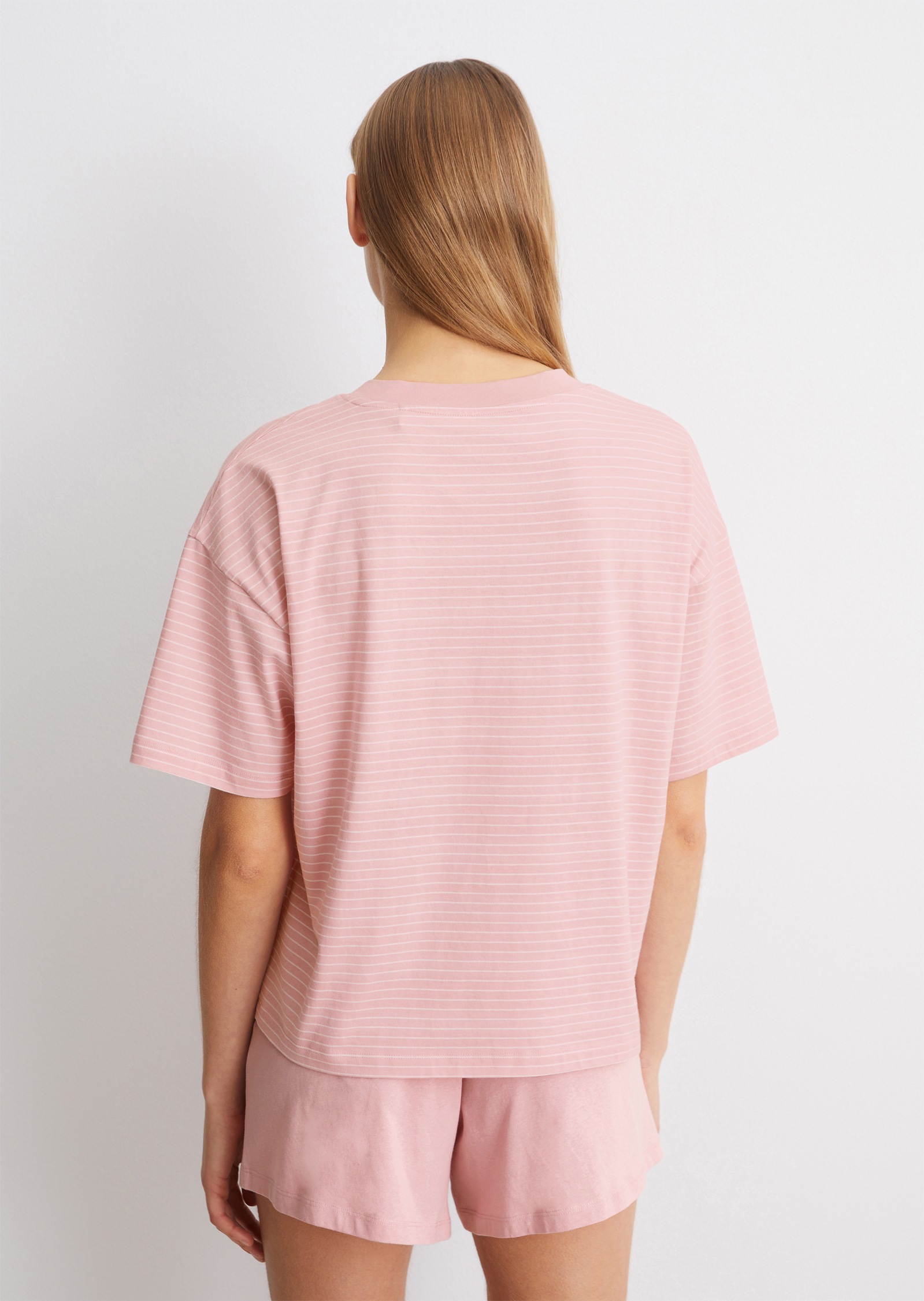 Thumbnail - Marc OPolo Shorty 2 tlg. Kurzarm, mit Rundhalsausschnitt, elastisch