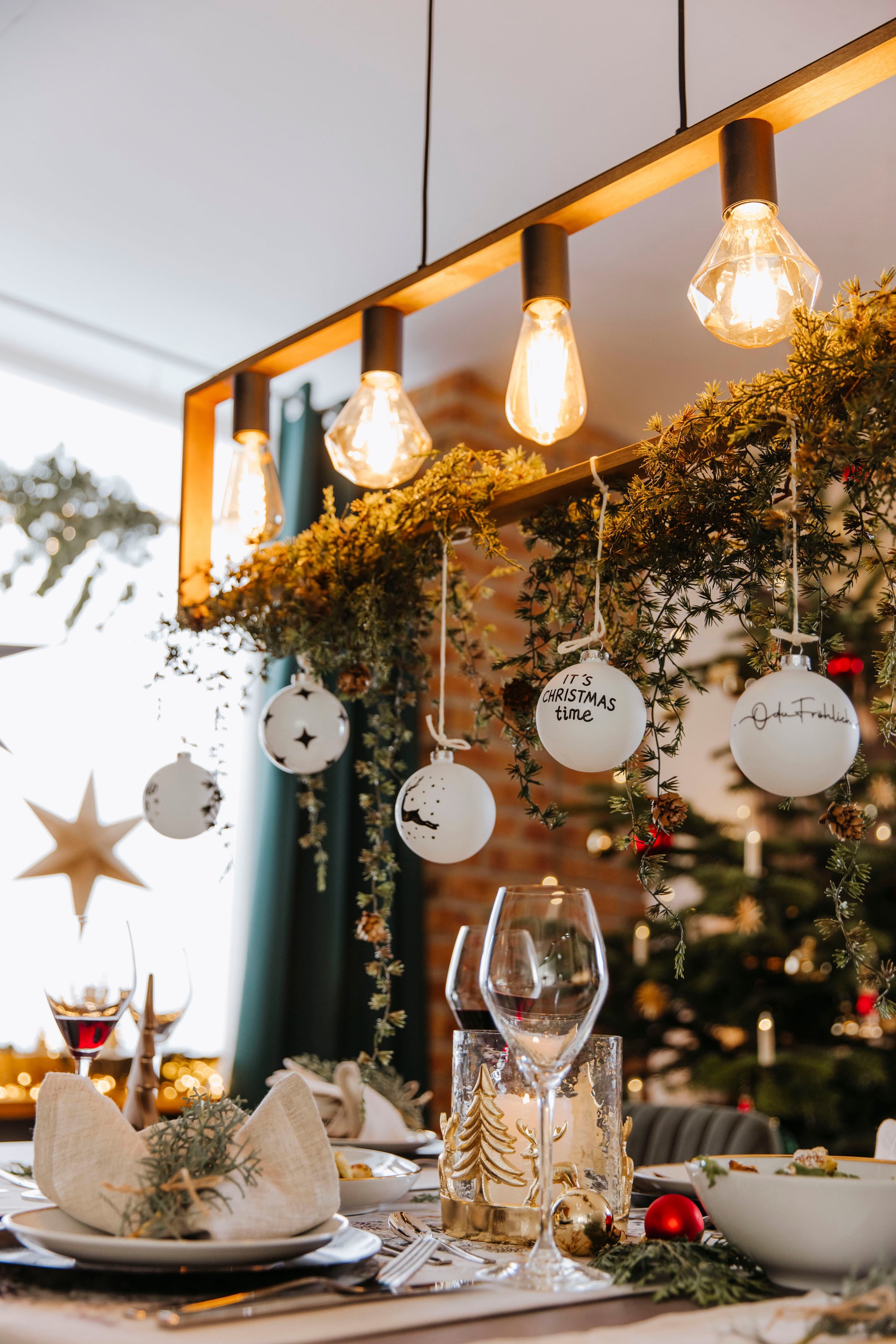 kaufen Design Glas«, (Set, St.), AM und Christbaumkugeln Christbaumschmuck, | aus 12 mundgeblasen handdekoriert Weihnachtsbaumkugel »Weihnachtsdeko, BAUR