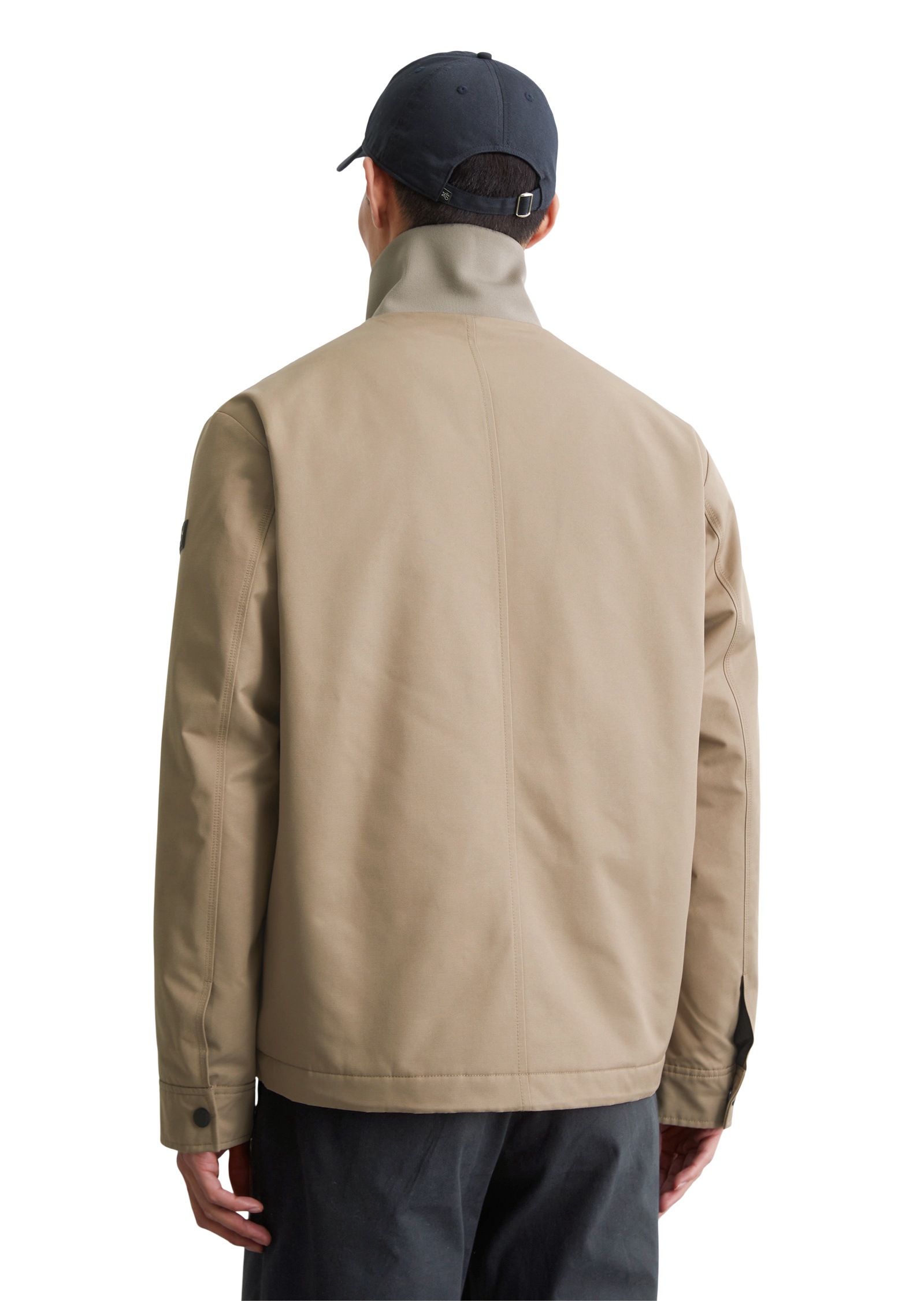 Marc O'Polo Outdoorjacke »aus wasserabweisendem Micro-Twill«, ohne Kapuze