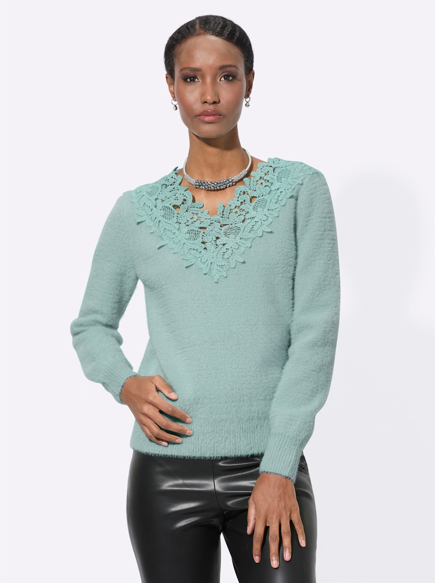 creation L Strickpullover »Lyocell-Mix-Pullover«