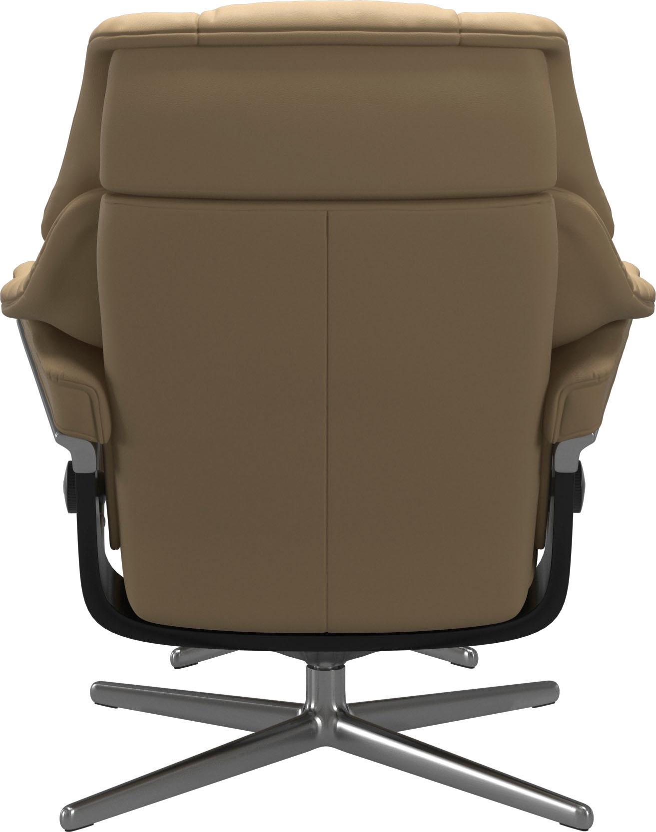 Thumbnail - Stressless "Reno" Set, Relaxsessel mit Hocker, mit Hocker, mit Cross Base, Größe S, M & L, Holzakzent Schwarz