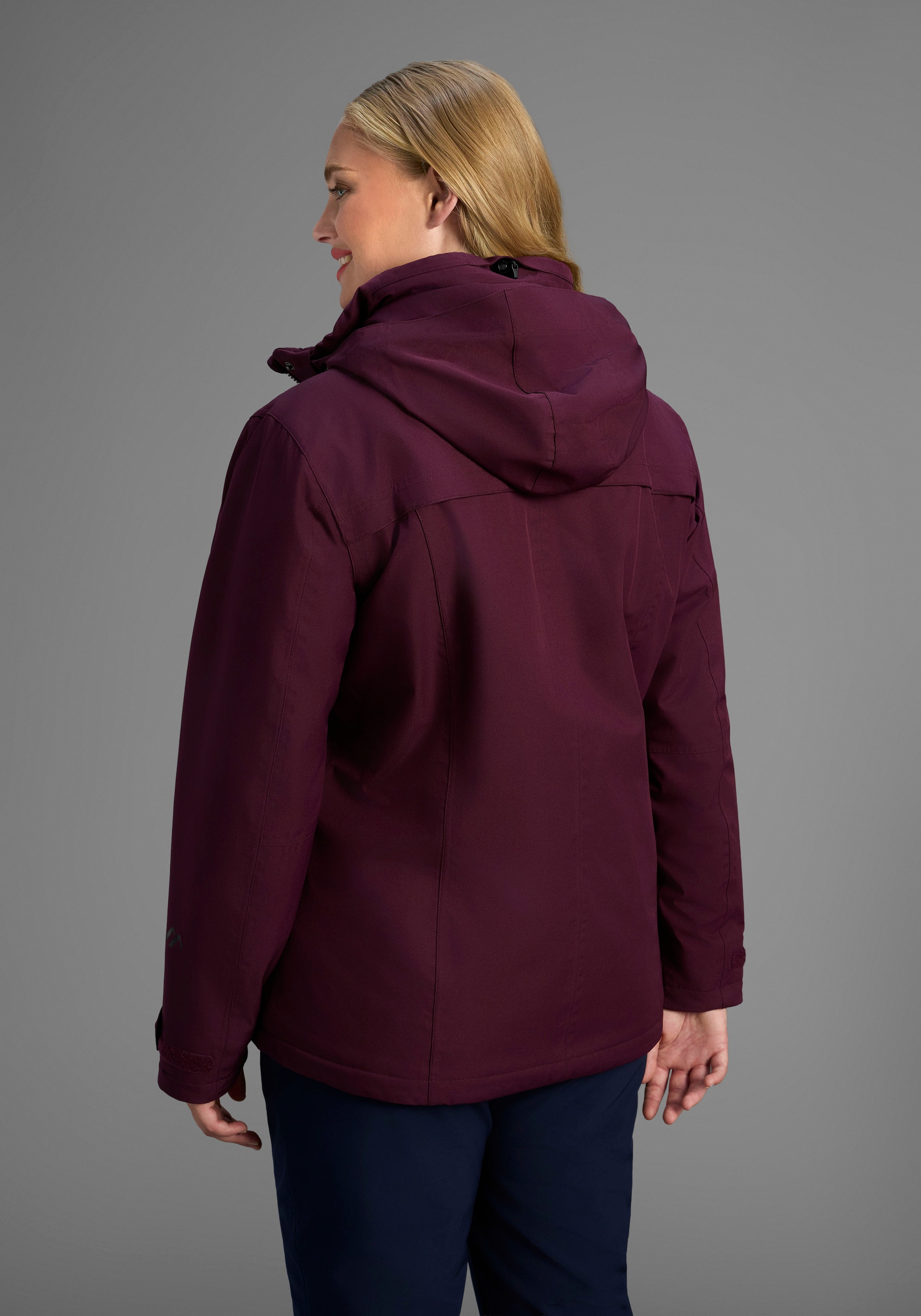 Maier Sports Allwetterjacke »DA-JACKE MTEX EL. LISBON« mit Kapuze